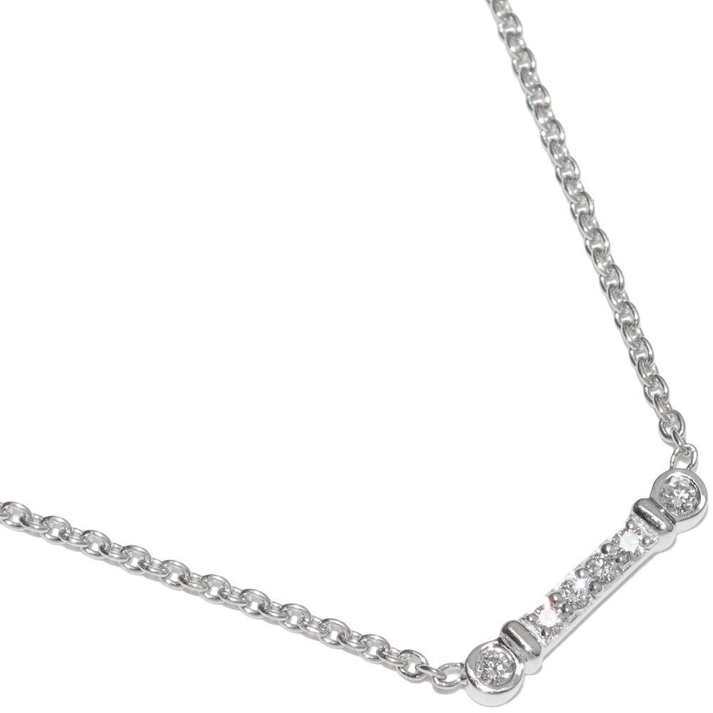 Tiffany & Co. Tiffany & Co. Tiffany & Co. Fleur de Lis Key Pt950 Diamond Pendant Necklace Metal Necklace DUTY FREE for USA Size ONE SIZE - 1 Thumbnail