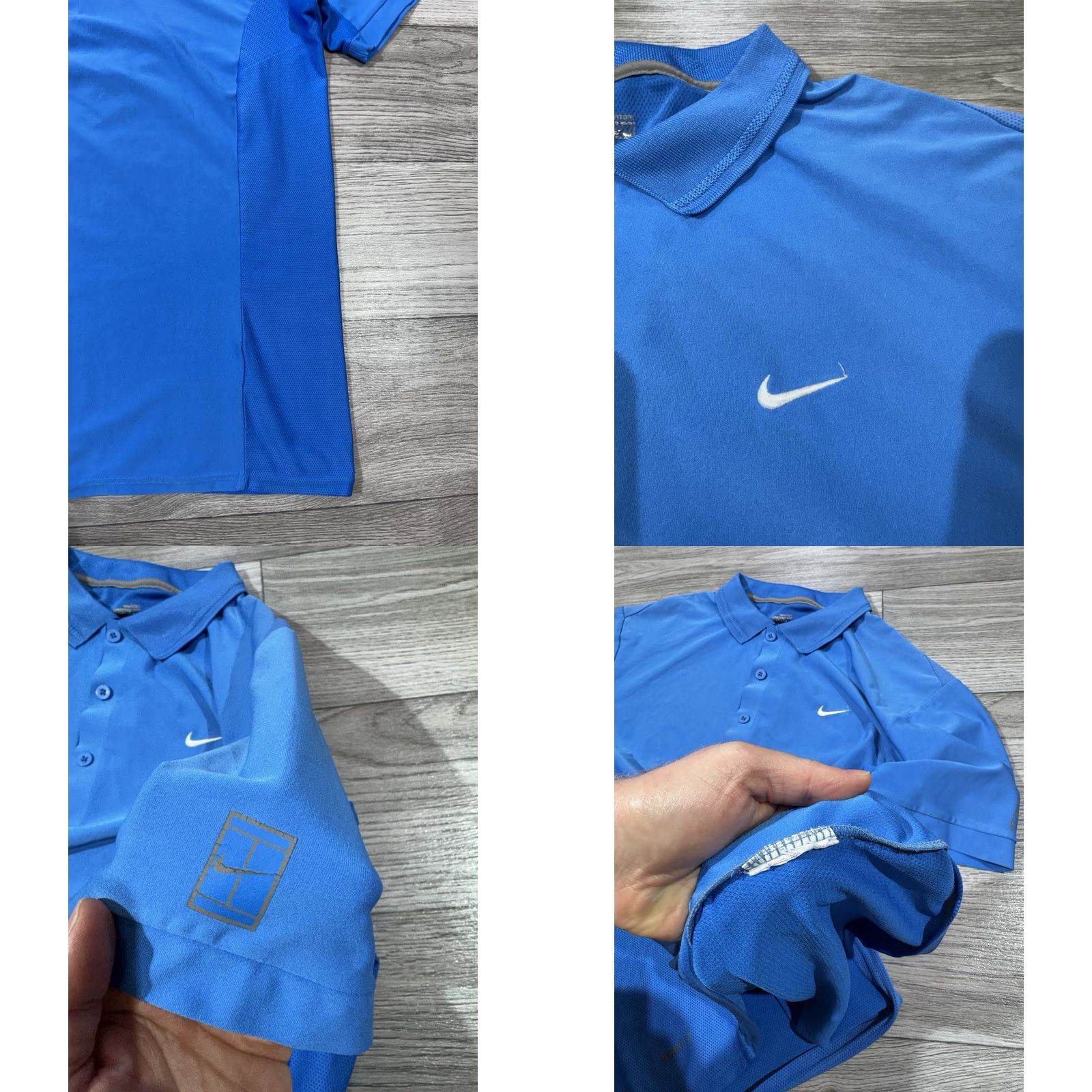 Nike Nike RF 2008 Australian Open Dubai Henley Polo T-Shirt XL Men Blues Shirt Size US XL / EU 56 / 4 - 8 Thumbnail