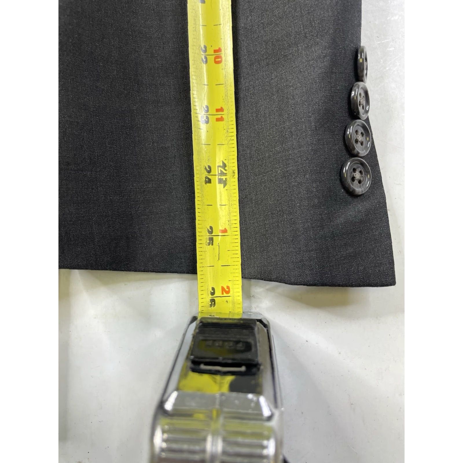 Todd Snyder Todd Snyder Blazer Jacket Mens 42R Wool Blend Mayfair Fit Gray Single-Breasted 4-Button Double-Vented Sports Coat Size 42R - 6 Thumbnail