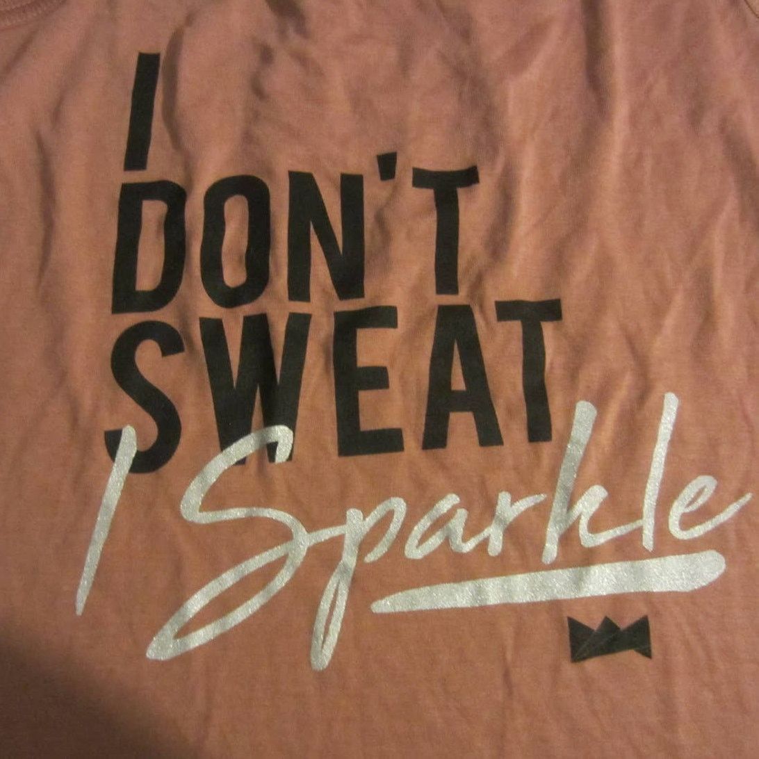 Other LadyBoss Swag Racerback Tank I Don’t Sweat I Sparkle XL Size XL / US 12-14 / IT 48-50 - 3 Thumbnail