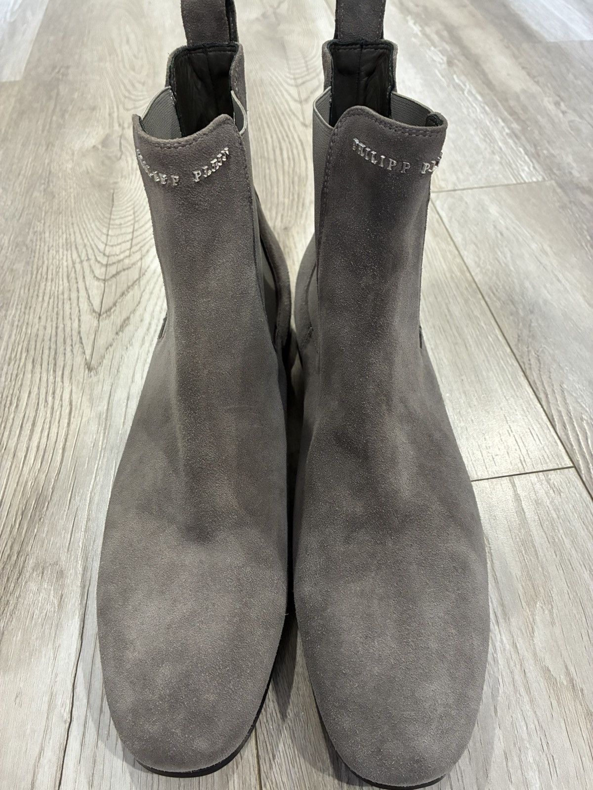 Philipp Plein Philipp Plein Chelsea Grey Boots Low Flat Size US 10 / EU 43 - 6 Thumbnail