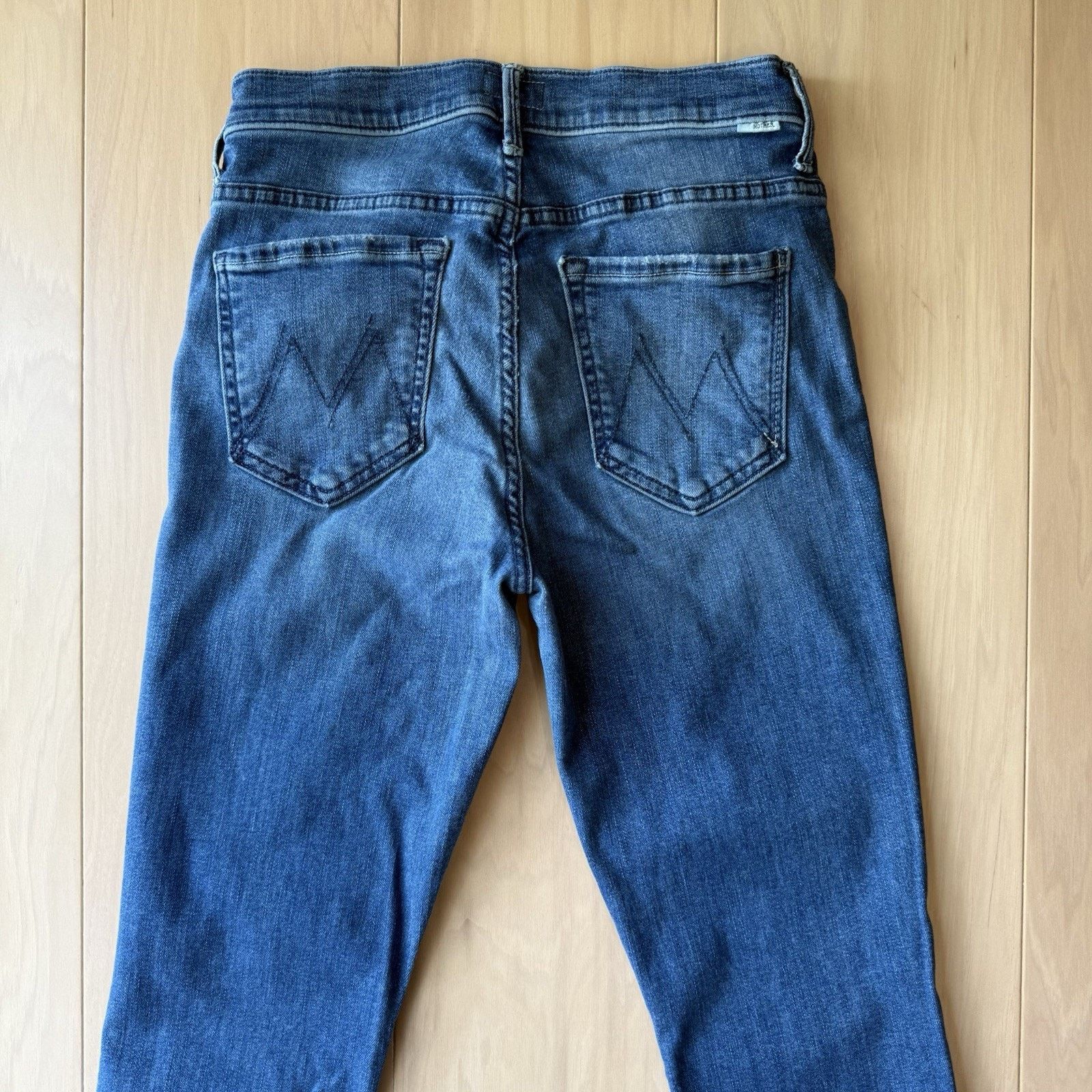 MOTHER Mother Insider Crop Jeans Women's 26 Blue Medium Wash Step Size 26" / US 2 / IT 38 - 7 Thumbnail