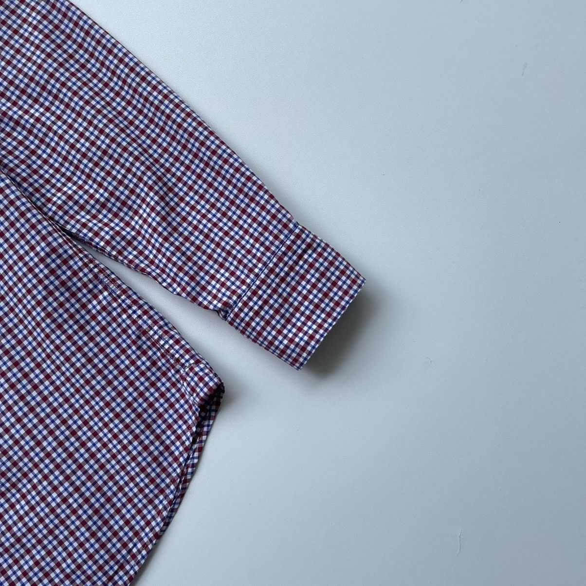 Brunello Cucinelli Brunello Cucinelli Italian Fit Checked Button Ups Shirt Red Size US S / EU 44-46 / 1 - 4 Thumbnail