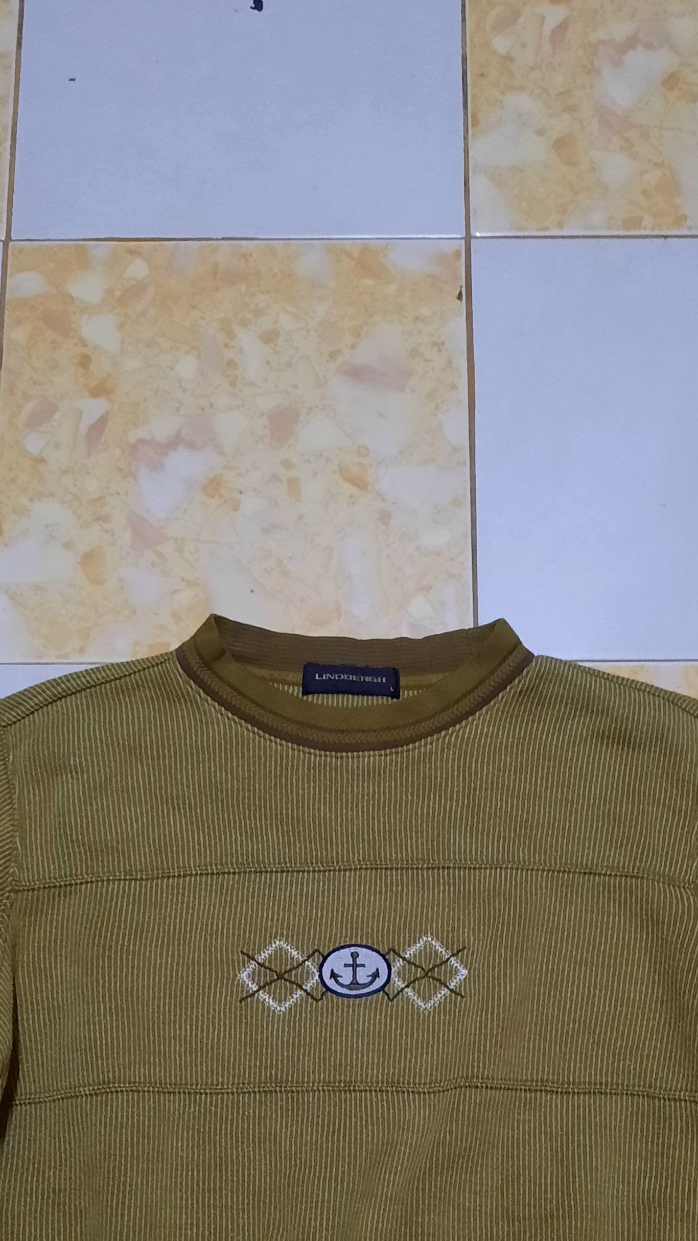 Japanese Brand × Lindbergh × Vintage Vintage linbergh hickory sweatshirt small logo Size US L / EU 52-54 / 3 - 3 Thumbnail