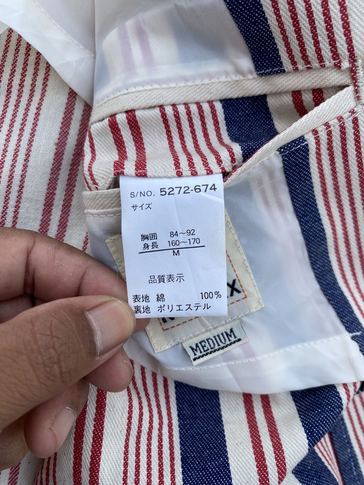 Japanese Brand Rare VINTAGE Creation Cube Red Blue Jacket Size US M / EU 48-50 / 2 - 10 Thumbnail