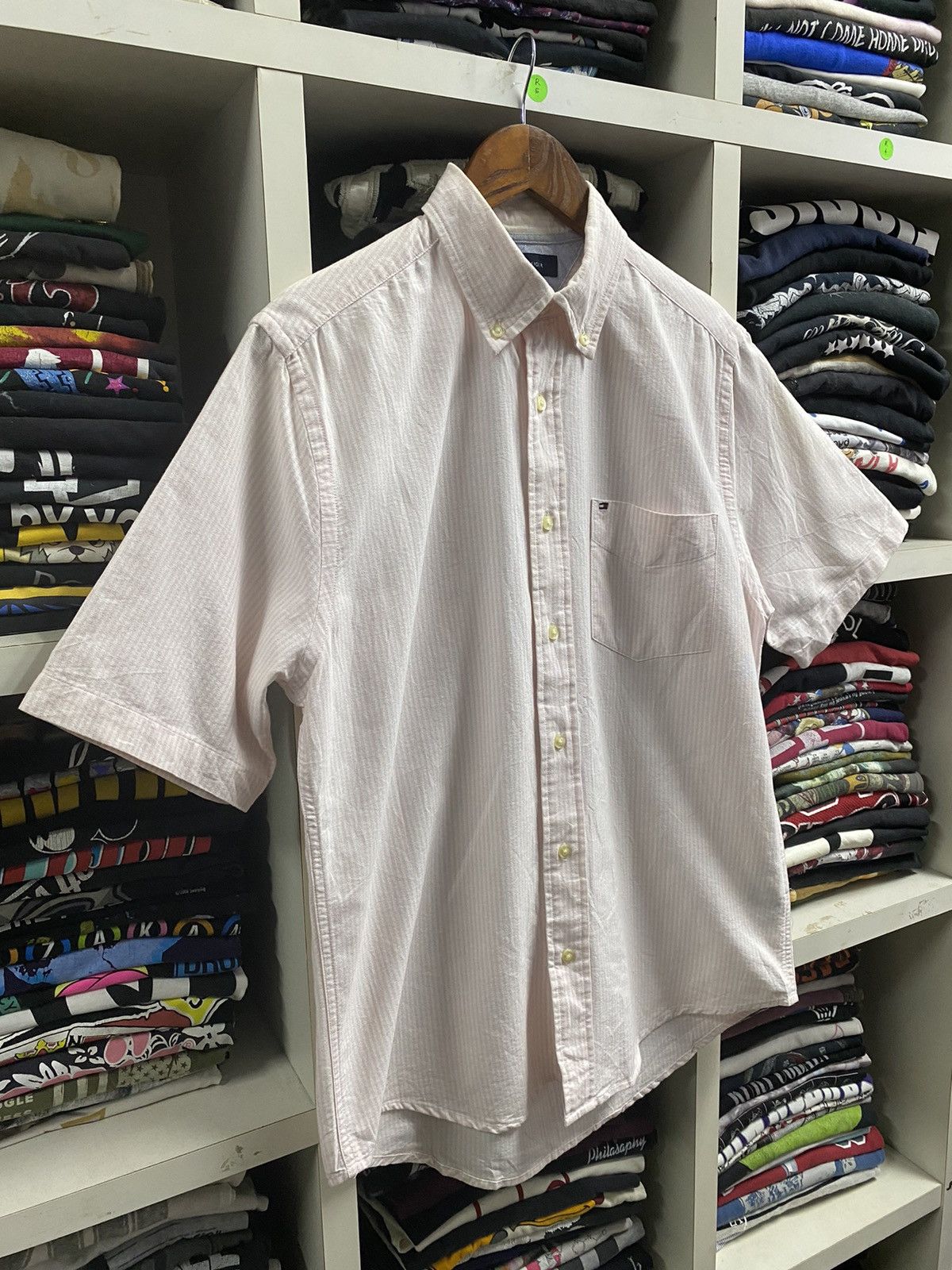 Tommy Hilfiger × Vintage Vintage Tommy Hilfiger Button Up Size US XS / EU 42 / 0 - 5 Thumbnail