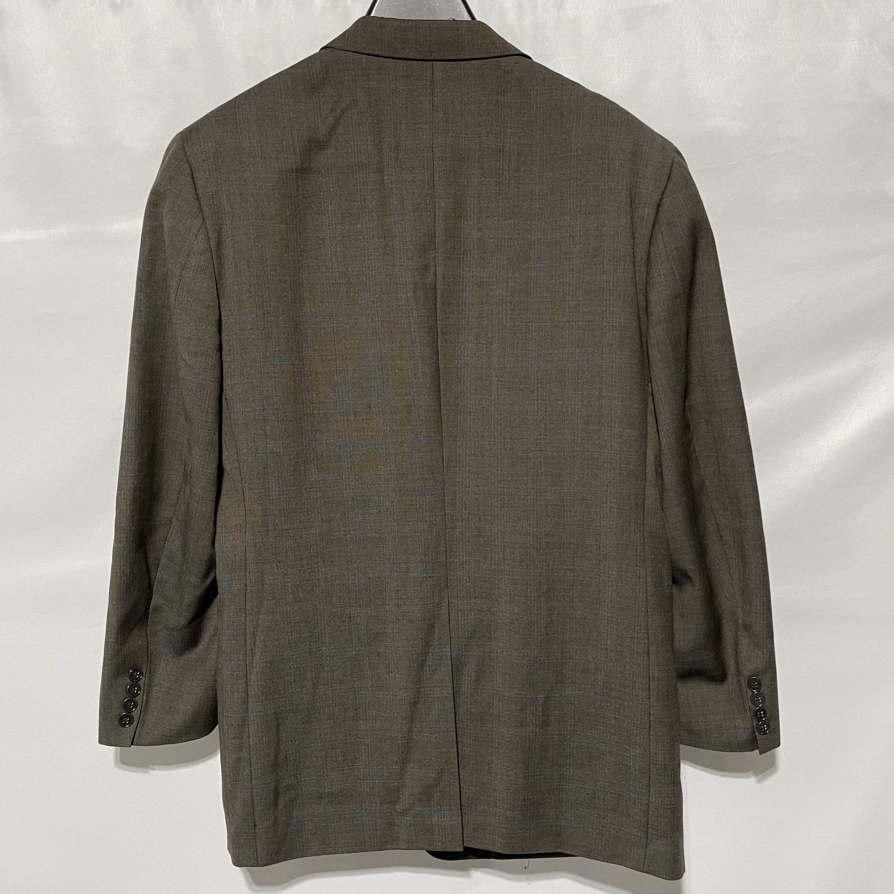 Club Room Club Room 100% Wool Brown Plaid Men's Blazer Size R42 Size 42R - 6 Thumbnail