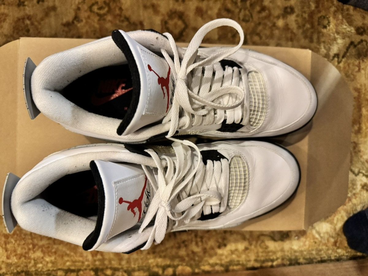 Jordan Brand × Nike Jordan 4 Cement Size 10.5 Size US 10.5 / EU 43-44 - 4 Thumbnail
