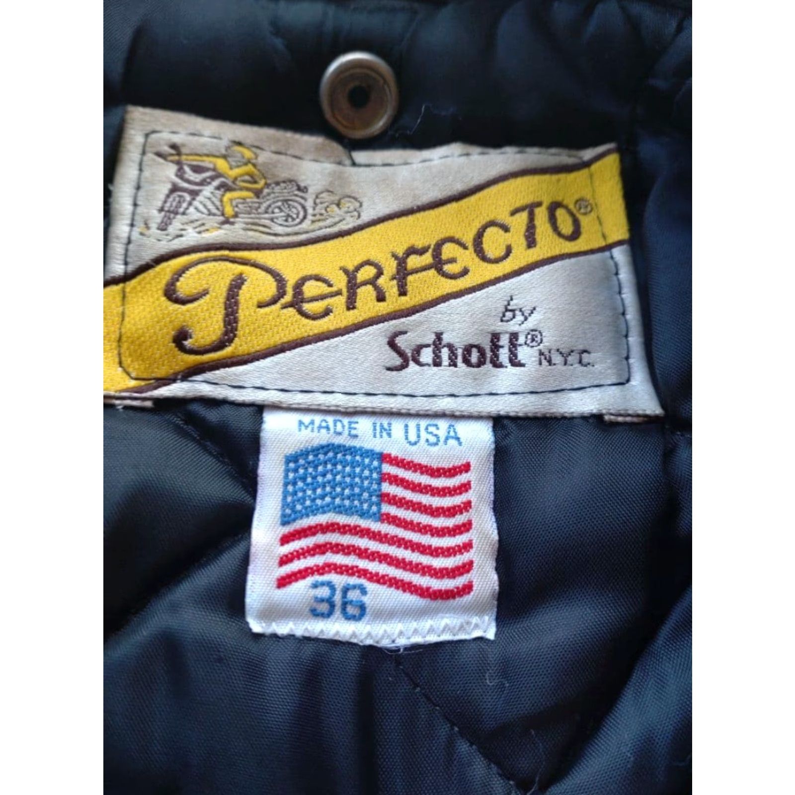 Schott SCHOTT 618 Riders Jacket Leather Jacket 90s Size 36 Black Mens Moto Jacket Regular Leather Size US XXS / EU 40 - 2 Thumbnail