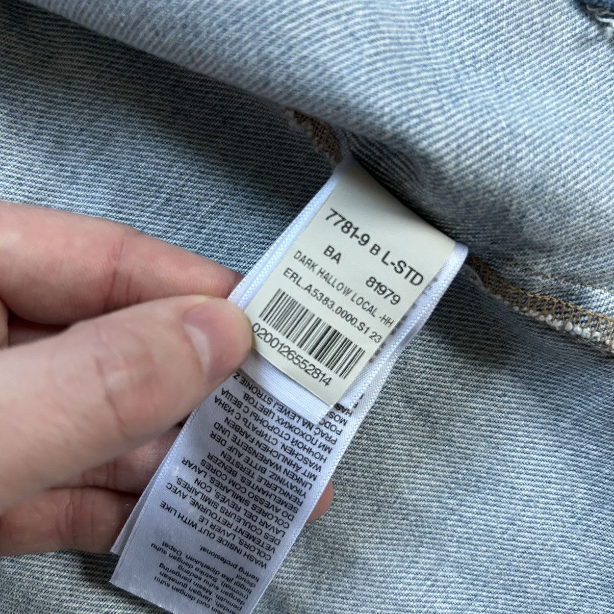 ERL × Levi's LiGHT BLUE STONE WASH FiTTED DENiM SHiRT A53830000 Size L / US 10 / IT 46 - 9 Thumbnail