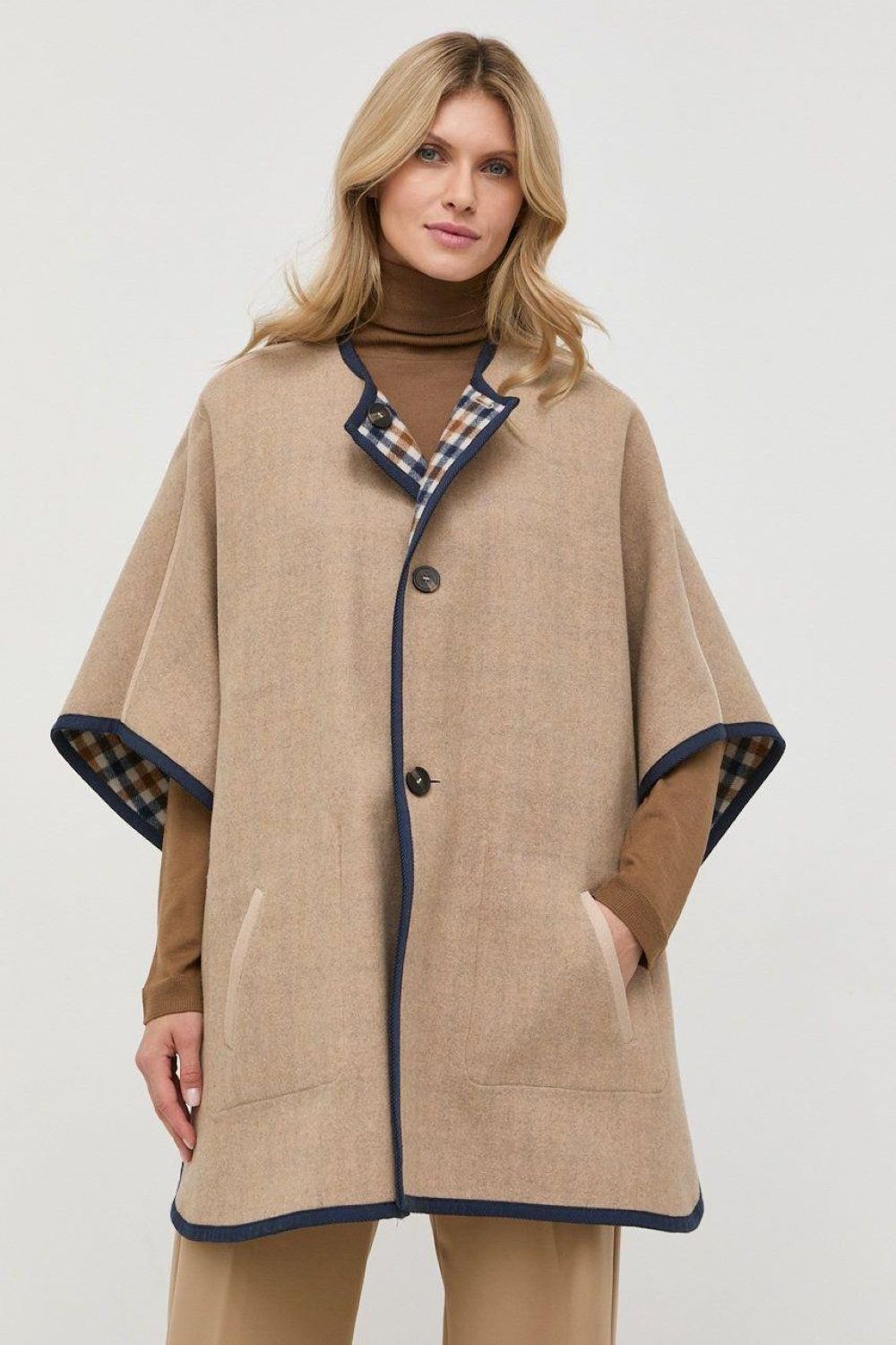 Weekend Max Mara Poncho coat two faces Size M / US 6-8 / IT 42-44 - 2 Thumbnail
