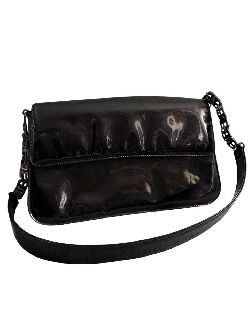 Bally BALLY Switzerland Black Patent Leather Shoulder Bag Size ONE SIZE - 1 Thumbnail