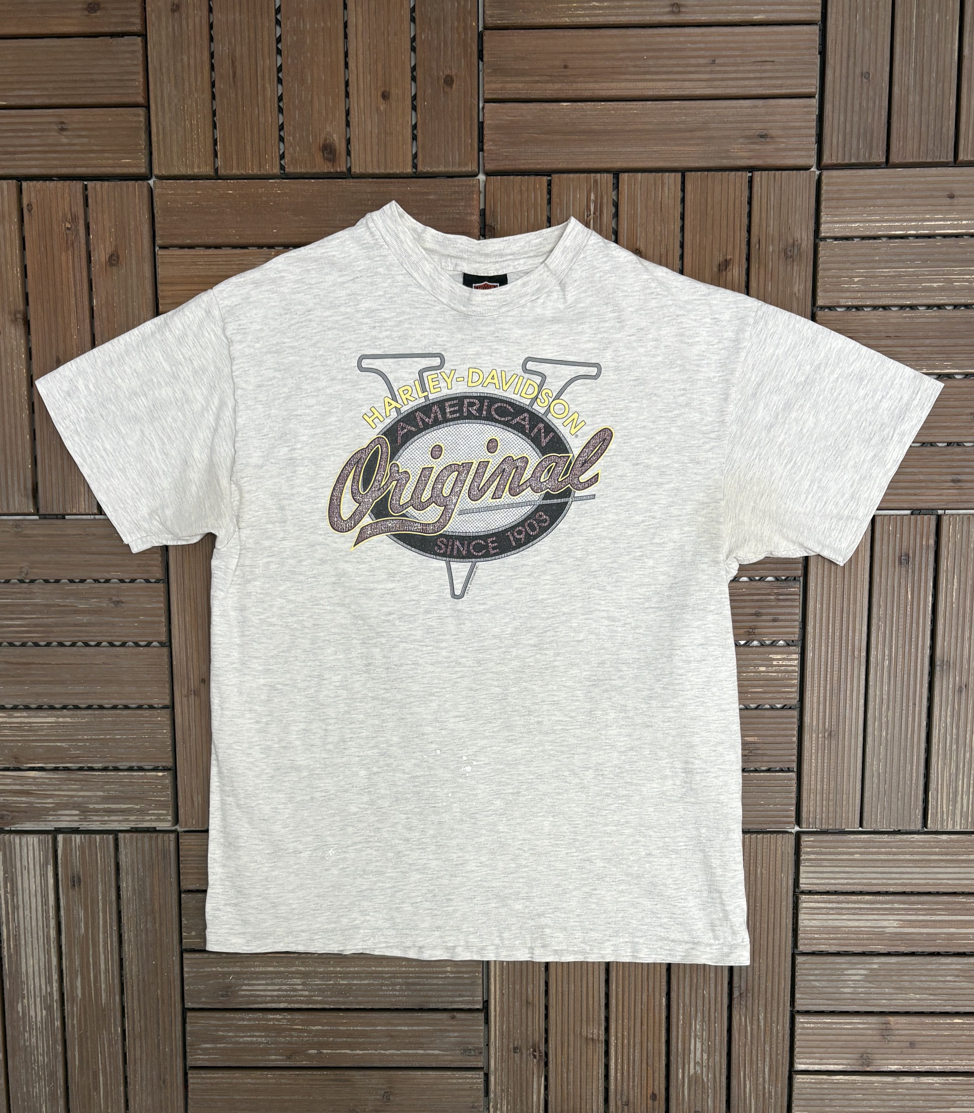 Vintage Harley Davidson Syracuse, NY Vintage Grey T-Shirt Tee Size US L / EU 52-54 / 3 - 1 Thumbnail