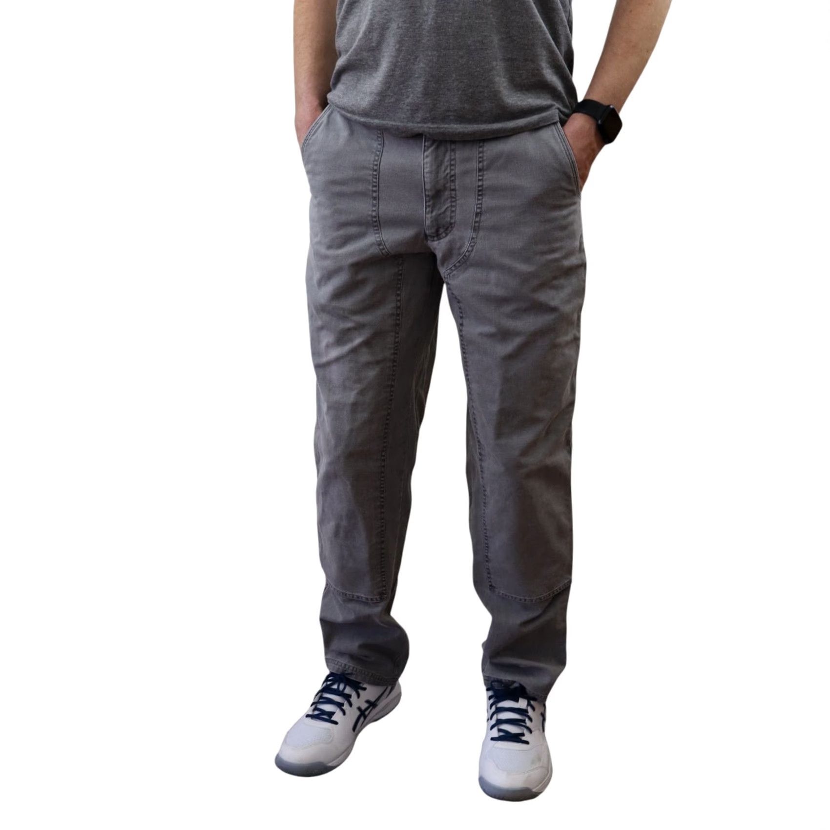Patagonia VINTAGE Patagonia Stand Up Pants Mens 30 Gray Canvas Double Knee Work Denim Pants 30X32 Mens Jeans Denim Gray 80s 90s Styles Size US 30 / EU 46 - 3 Thumbnail