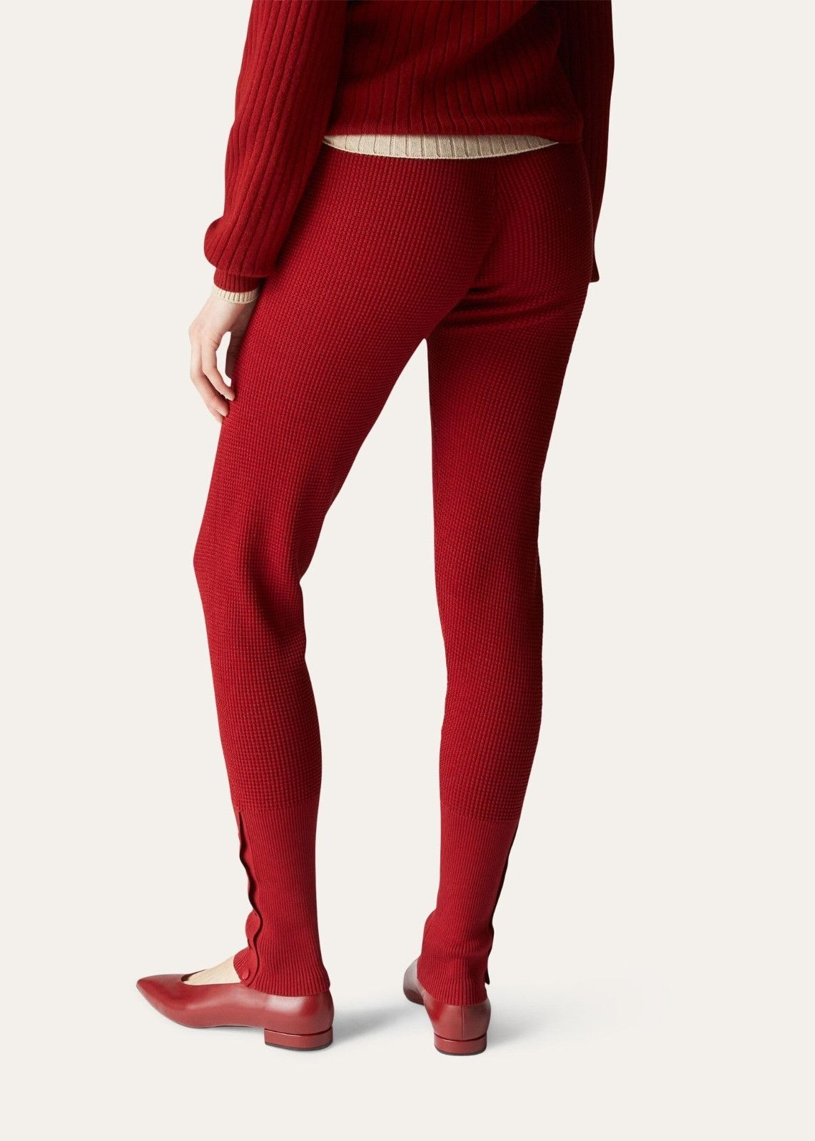 Loro Piana o1srvl11e0824 Puno Pants in Red Size 26" / US 2 / IT 38 - 4 Thumbnail