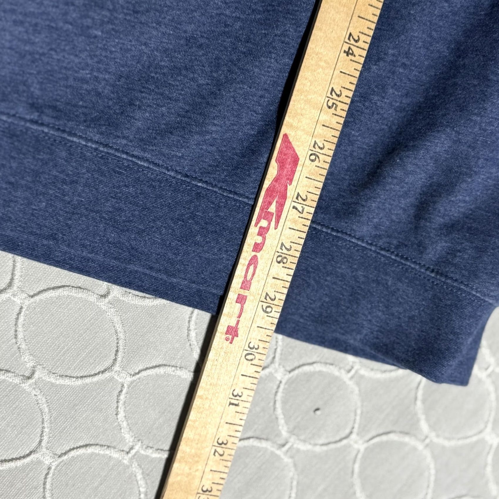 johnnie-O Johnnie O Sweater Mens XL Blue Quarter Zip Pullover Casual Golf Knit Mock Neck 1/4 Zip Lightweight Cotton Lyocell Polyester Office Wear Men Size US XL / EU 56 / 4 - 8 Thumbnail