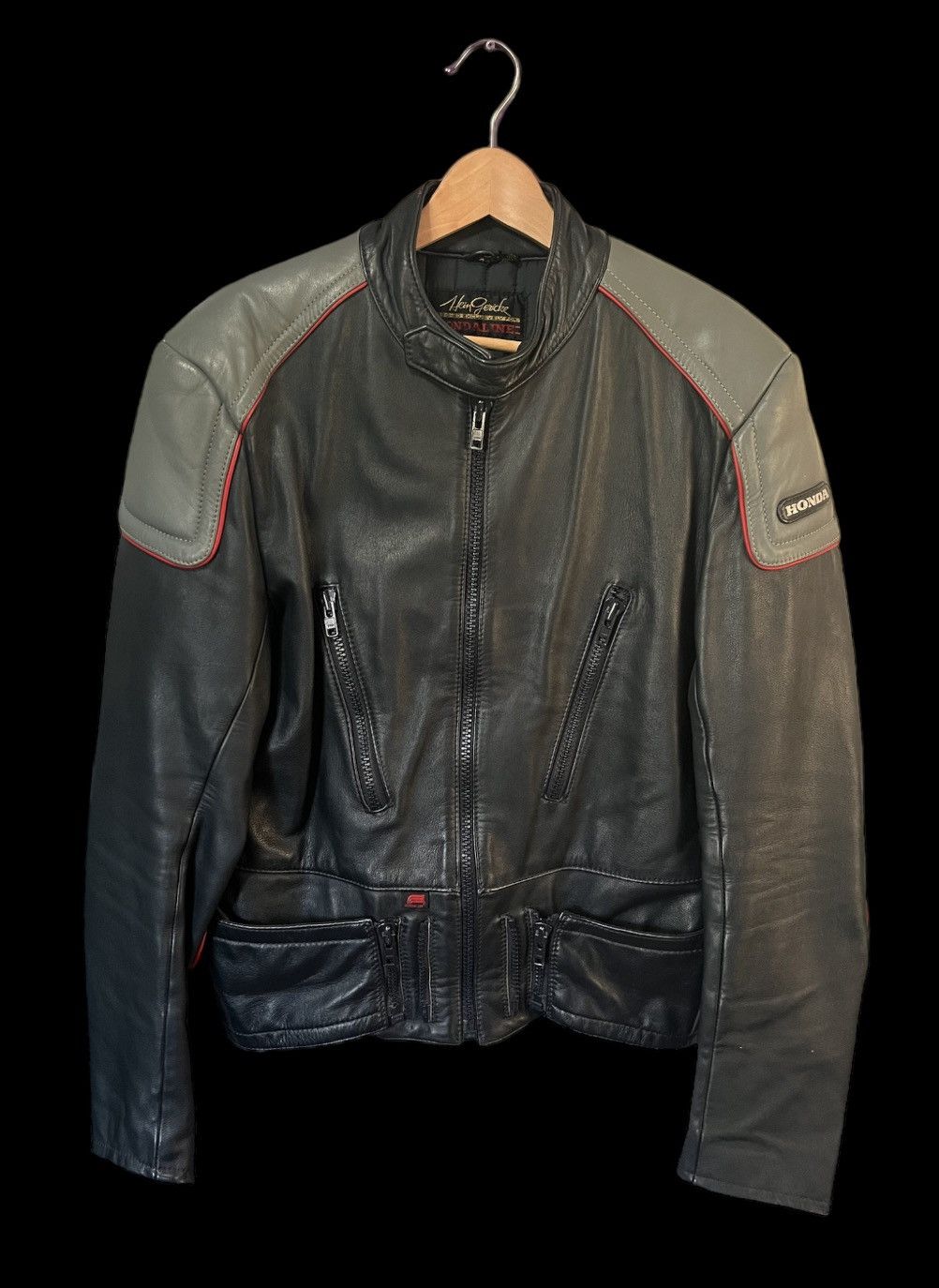 image of “Place Beyond The Pines” Motorcycle Hein Gericke Leather in Black, Men's (Size Medium)
