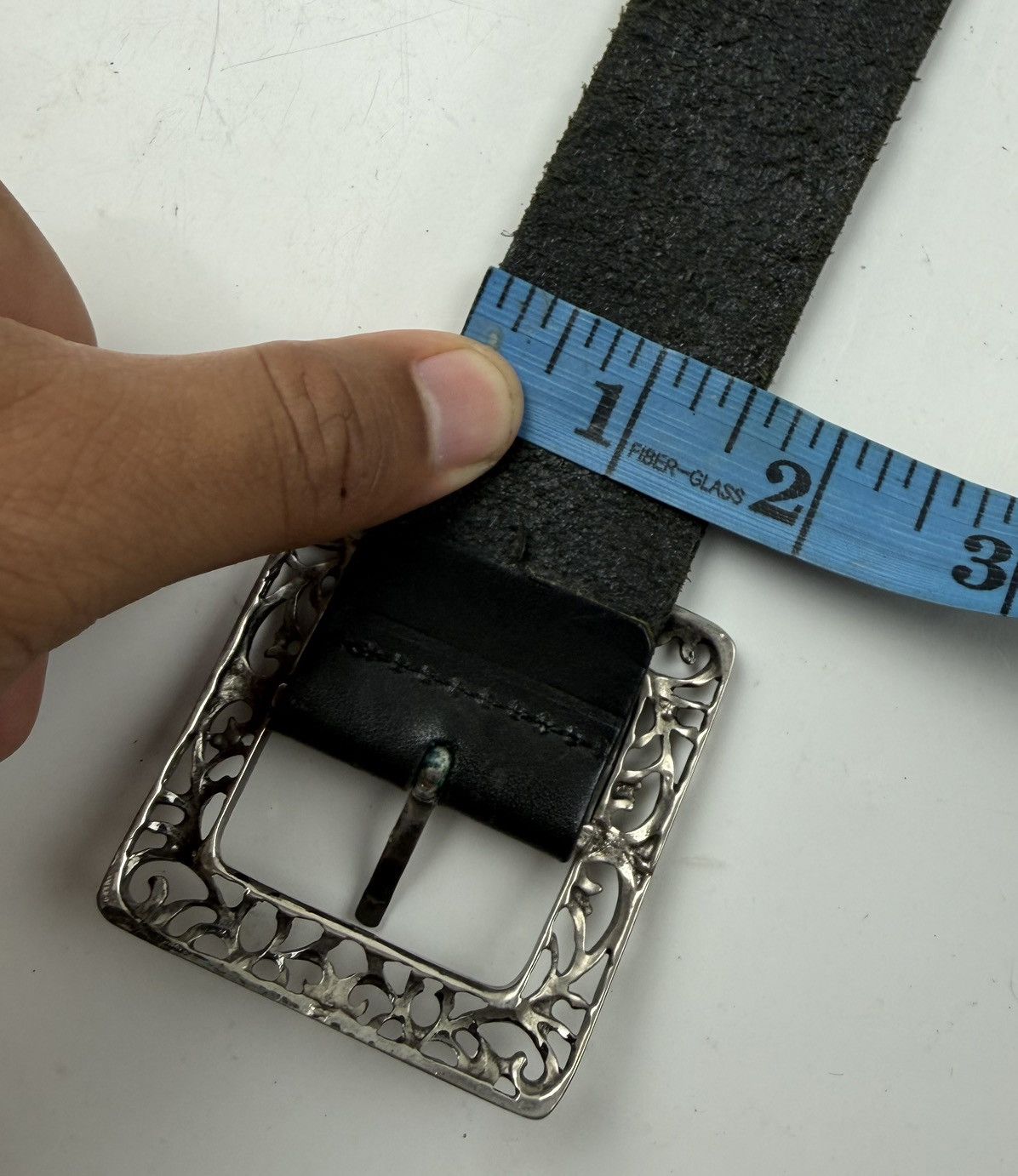 Japanese Brand vintage style leather belt tc54 Size 32 - 5 Thumbnail