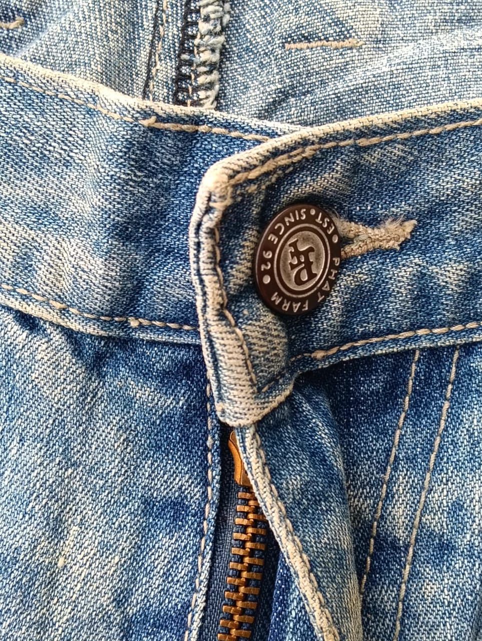 Phat Farm Vintage y2k Phat Farm Blue Wash Baggy Denim Jeans Size 38 Size US 37 - 6 Thumbnail