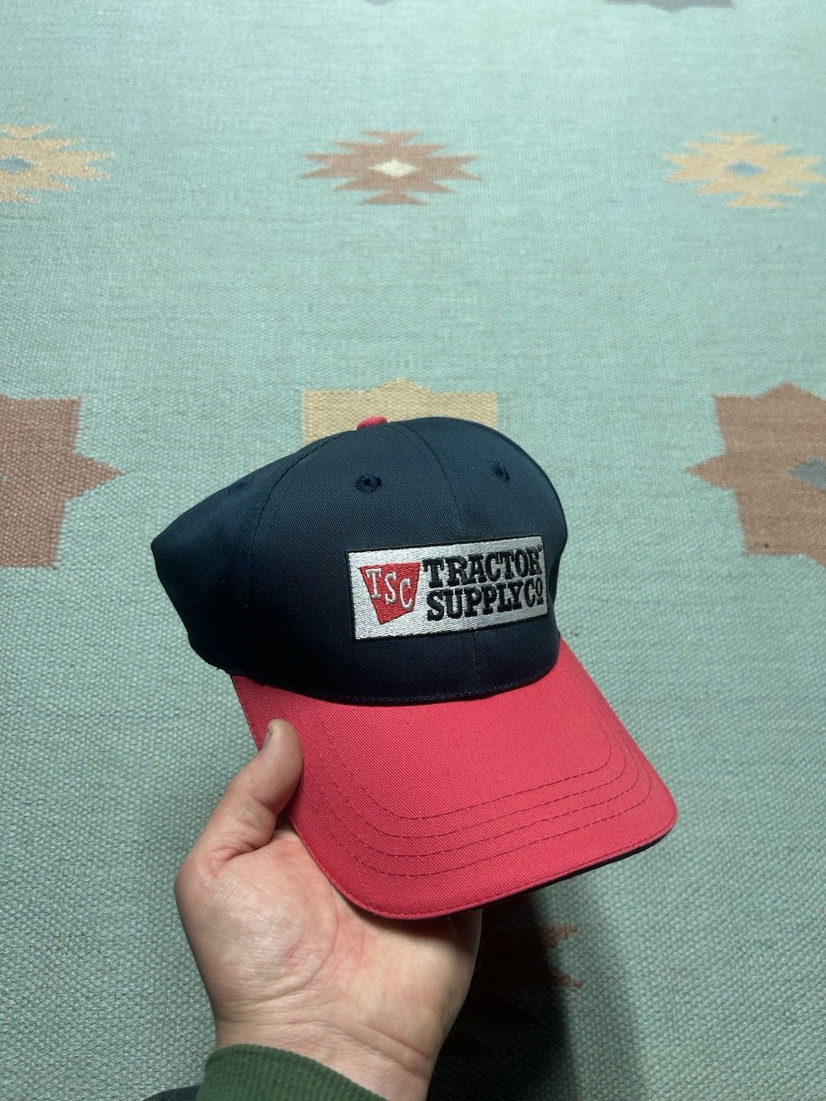 Vintage Tractor supply co strapback hat wrangler NWT DEADSTOCK farm Size ONE SIZE - 1 Thumbnail