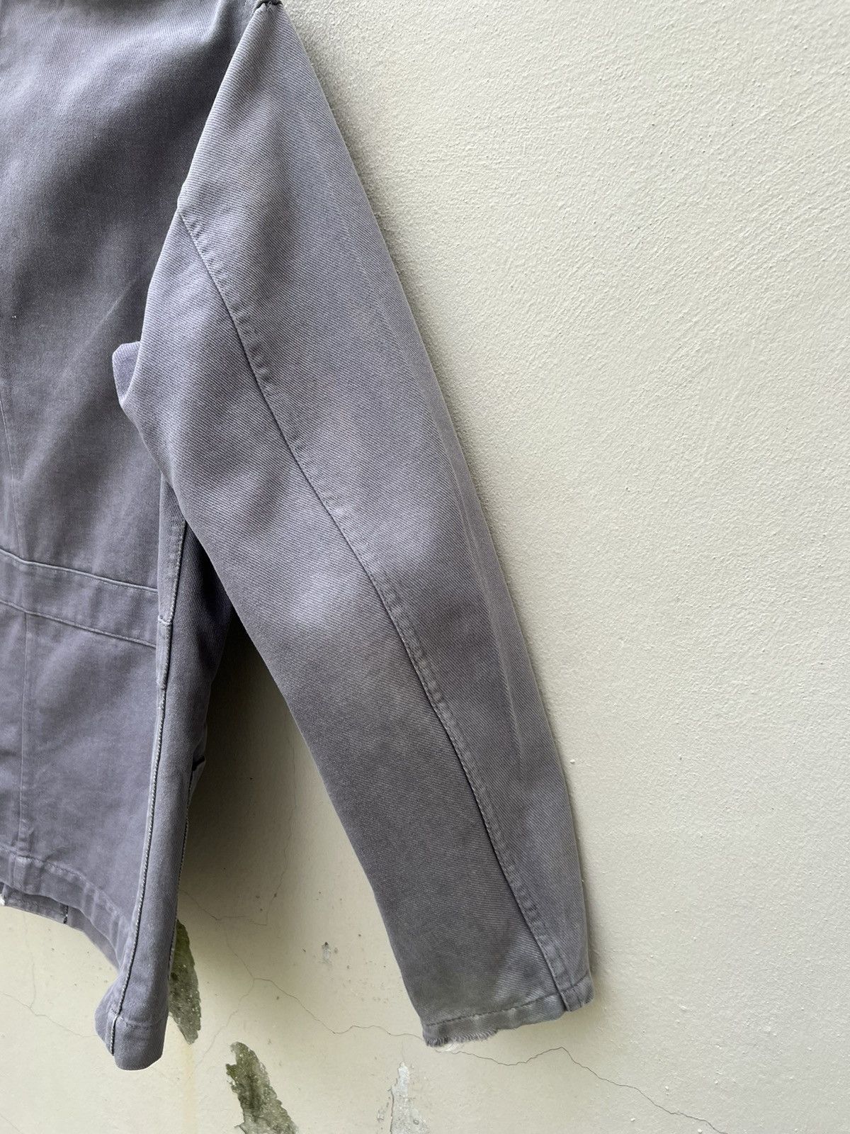 Danton Vintage Danton France Sun Fade Grey Nehru Collar Work Jacket Size US M / EU 48-50 / 2 - 18 Thumbnail