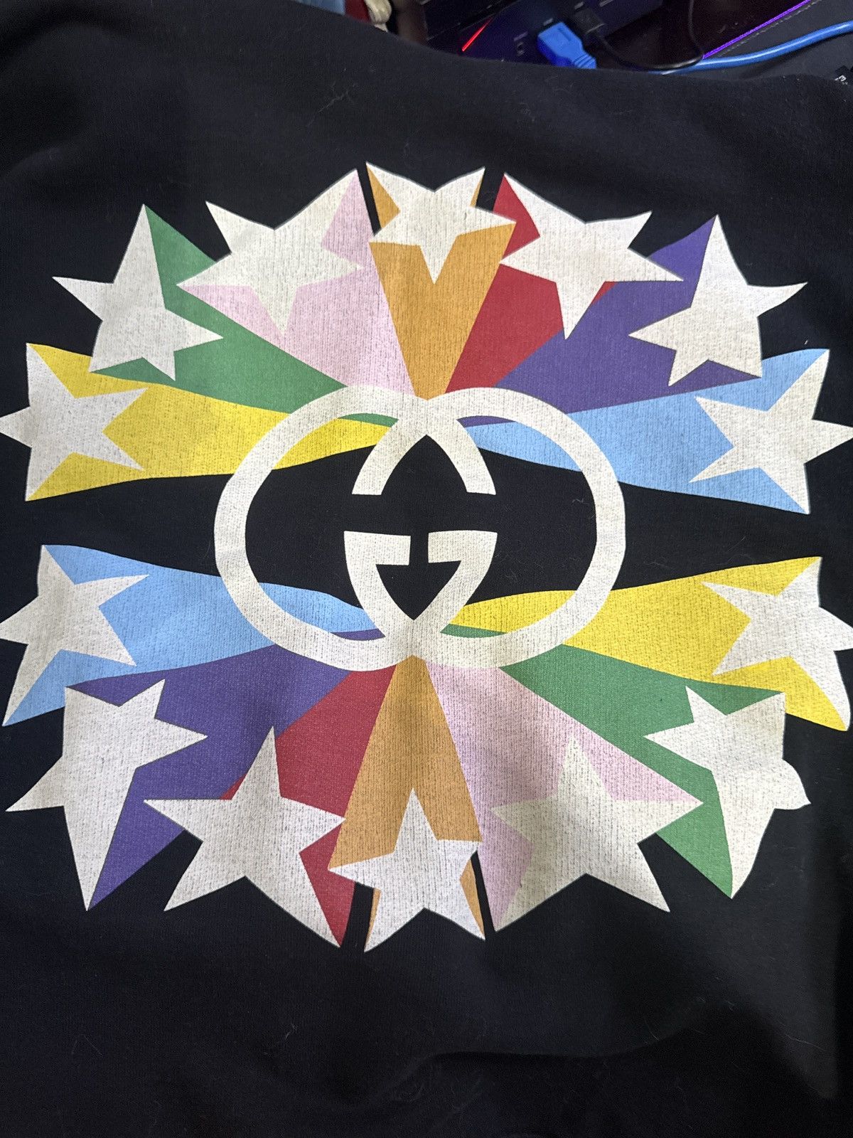 Gucci Gucci Interlocking G Burst Print Hoodie Size US M / EU 48-50 / 2 - 7 Thumbnail