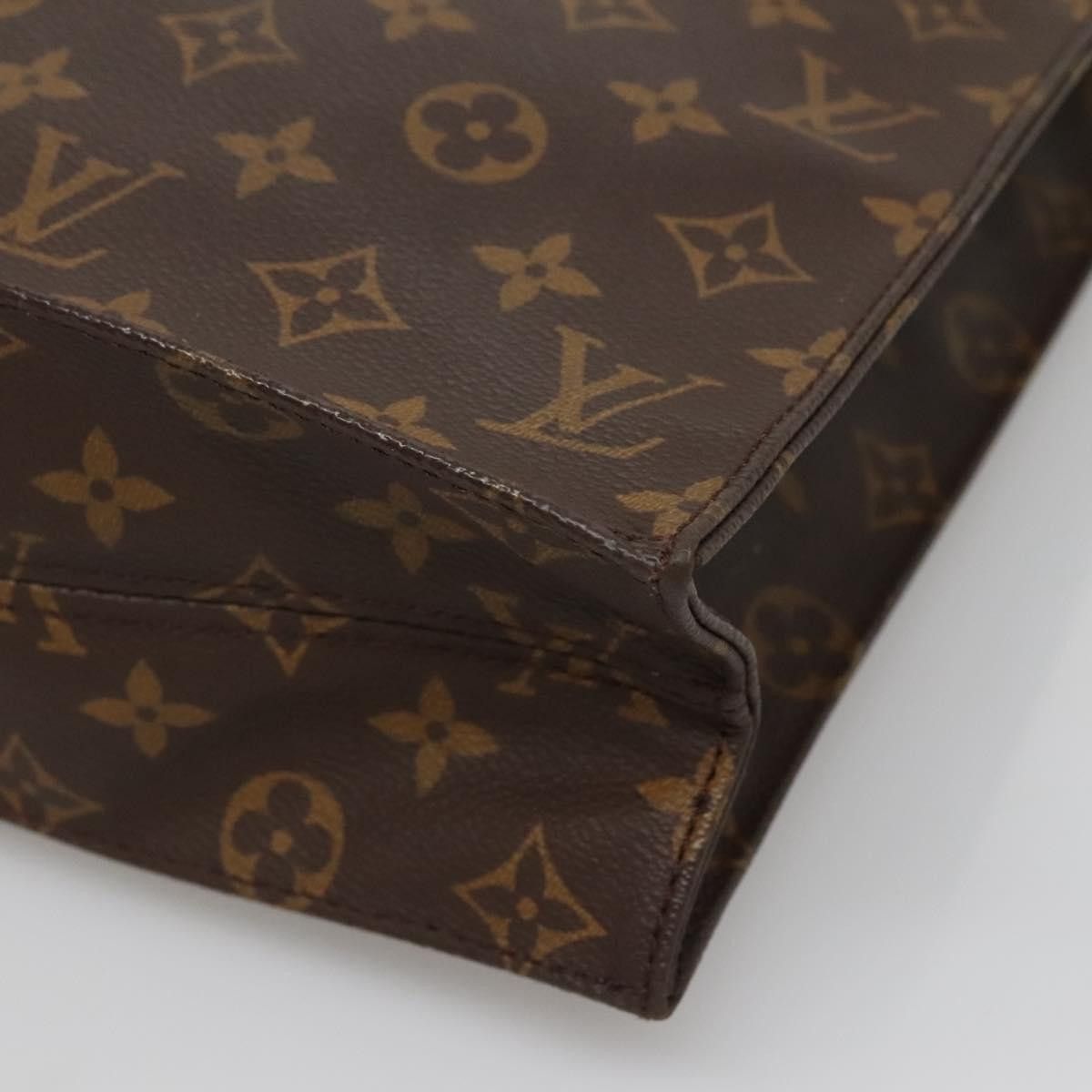Louis Vuitton LOUIS VUITTON Monogram Sac Plat Hand Bag M51140 Size ONE SIZE - 10 Thumbnail
