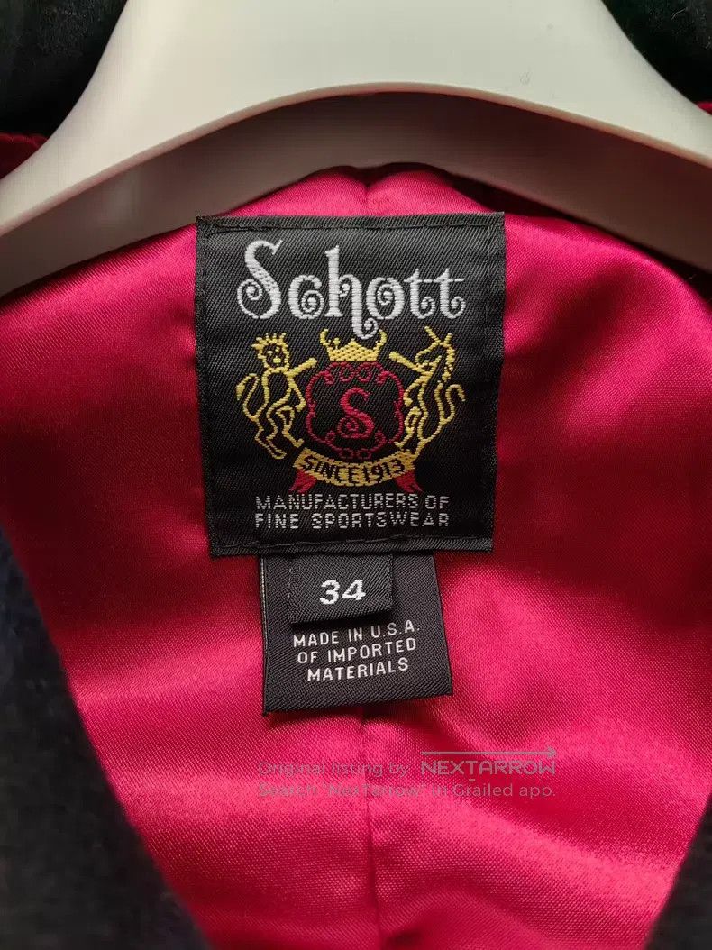 Schott 740c Deluxe Edition Navy Coat Size US XS / EU 42 / 0 - 3 Thumbnail