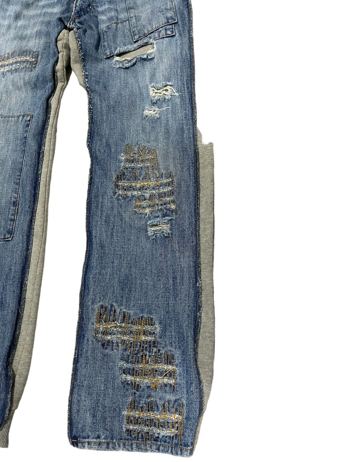 Japanese Brand × Vintage Vintage Gumu INTL Distressed Hybrid Pants Size US 32 / EU 48 - 13 Thumbnail