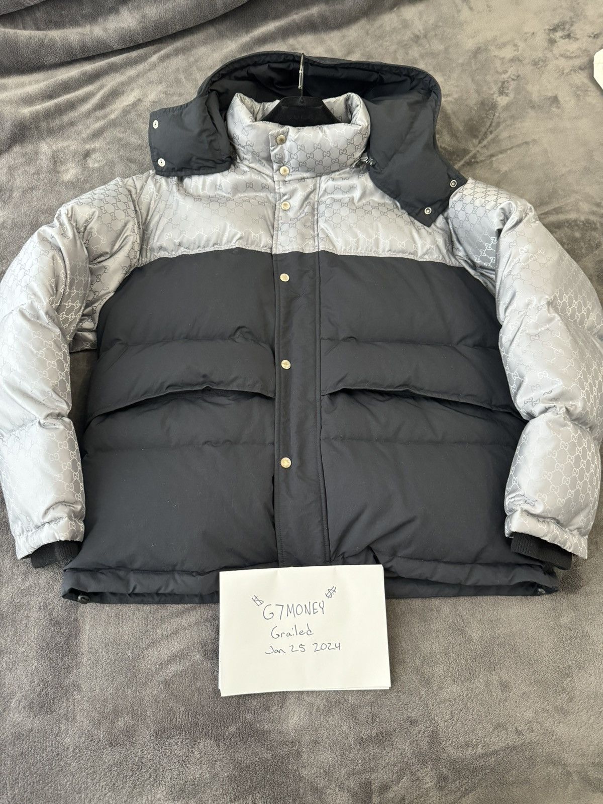 image of Gucci Puffer in Blue, Men's (Size 2XL)