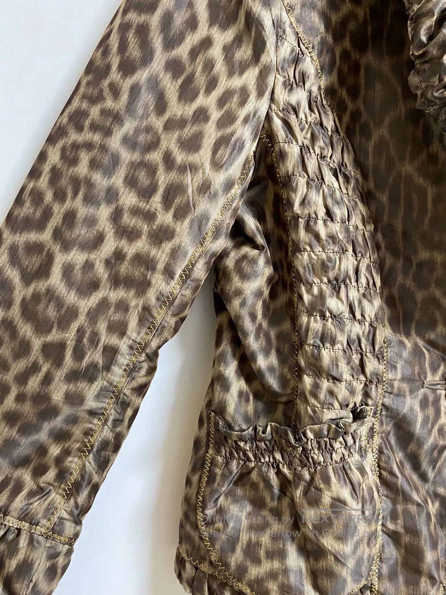YITAI Italian Leopard Print Jacket. Size M / US 6-8 / IT 42-44 - 5 Thumbnail