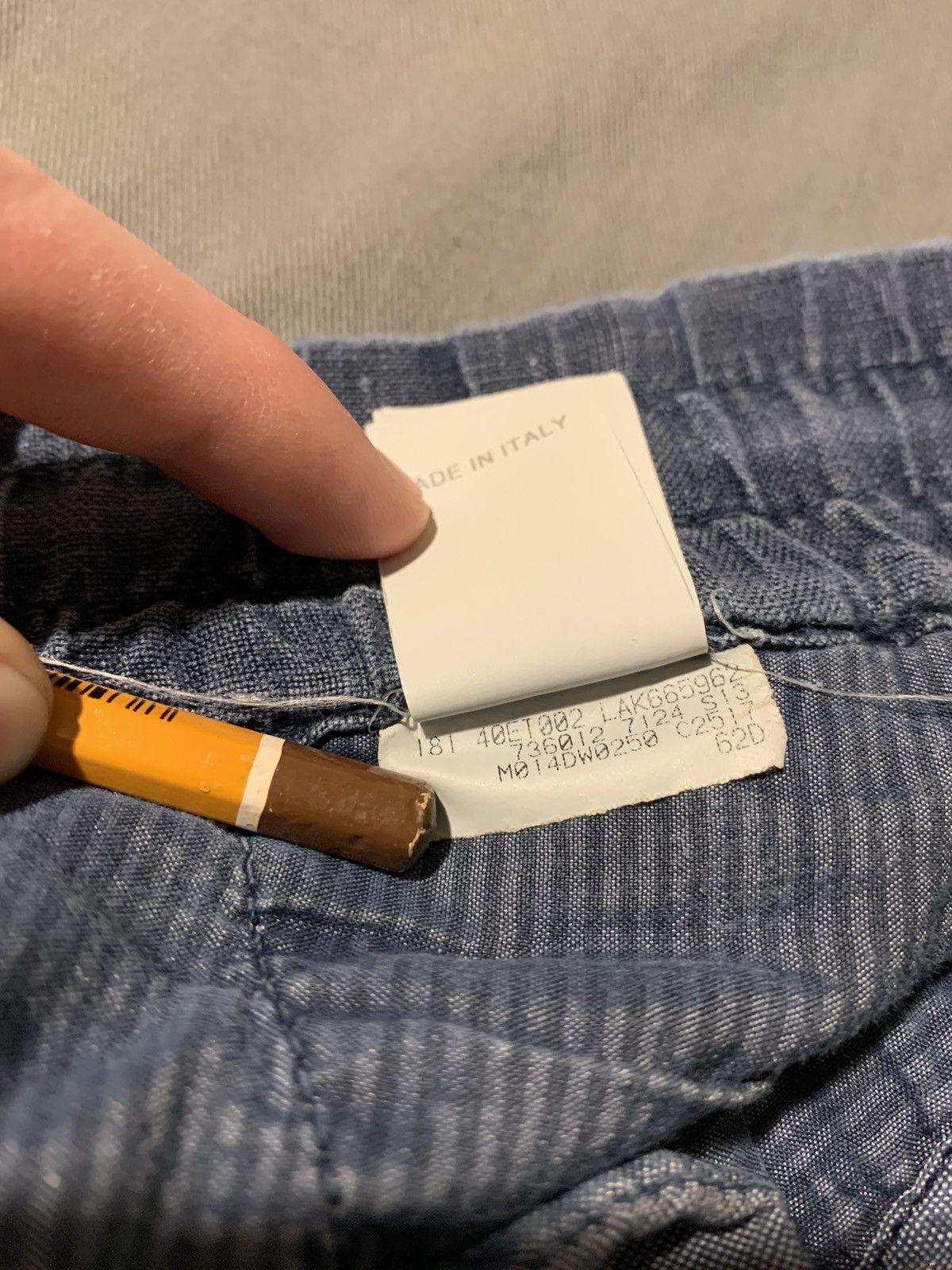 Brunello Cucinelli Brunello Cuccinelli Blue Linen Shorts Size US 35 - 6 Thumbnail