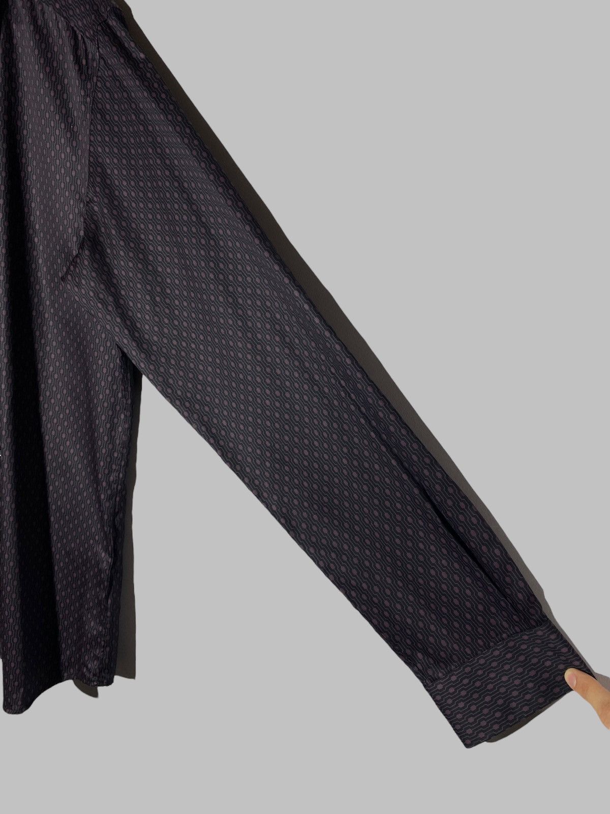 Diesel 🔥 DIESEL BLACK GOLD TECH PATTERN SHIRT Y2K MINIMAL LUXE Size US L / EU 52-54 / 3 - 10 Thumbnail