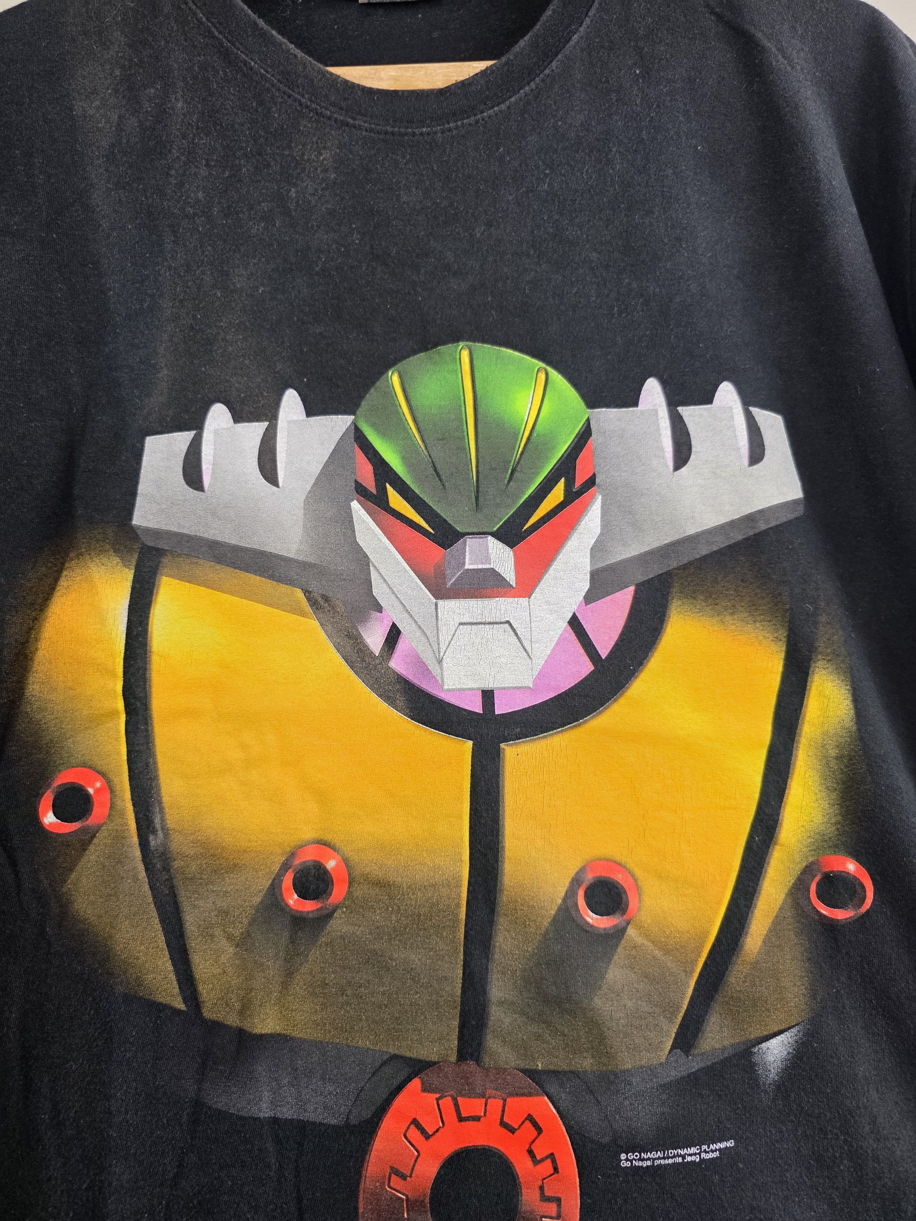 Anime × Vintage 2000 Mazinger Anime Tee L 22" 28" Size US L / EU 52-54 / 3 - 4 Thumbnail