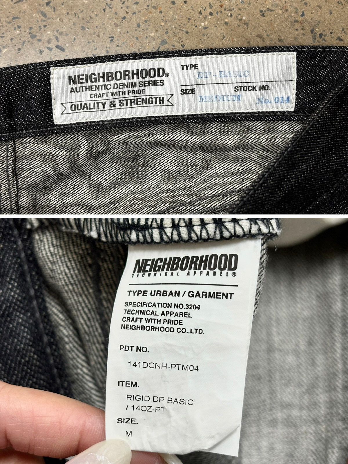 Neighborhood NBHD Neighborhood Rigid Dp.Basic Jeans/Denim size L Size US 34 / EU 50 - 9 Thumbnail