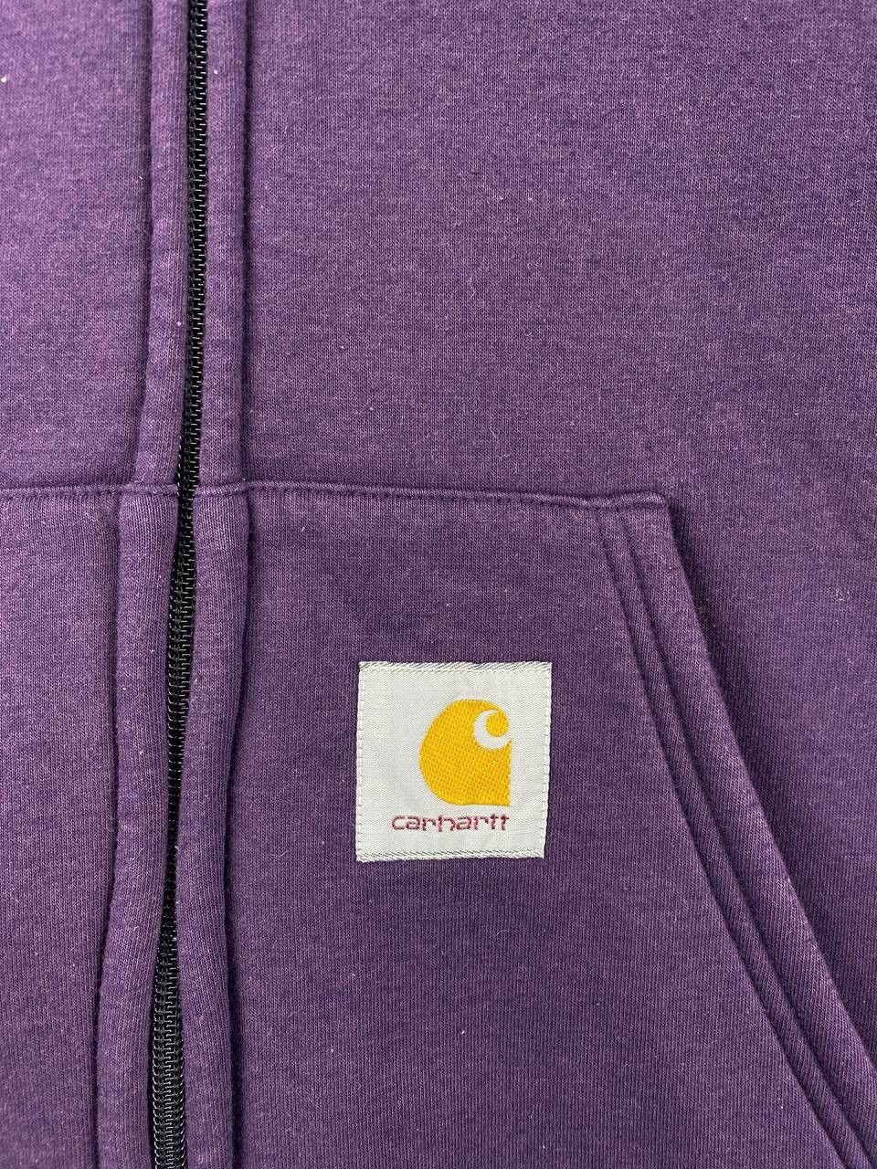 Carhartt Vintage Carhartt Purple Zip Up Hoodie Jacket Size L / US 10 / IT 46 - 6 Thumbnail