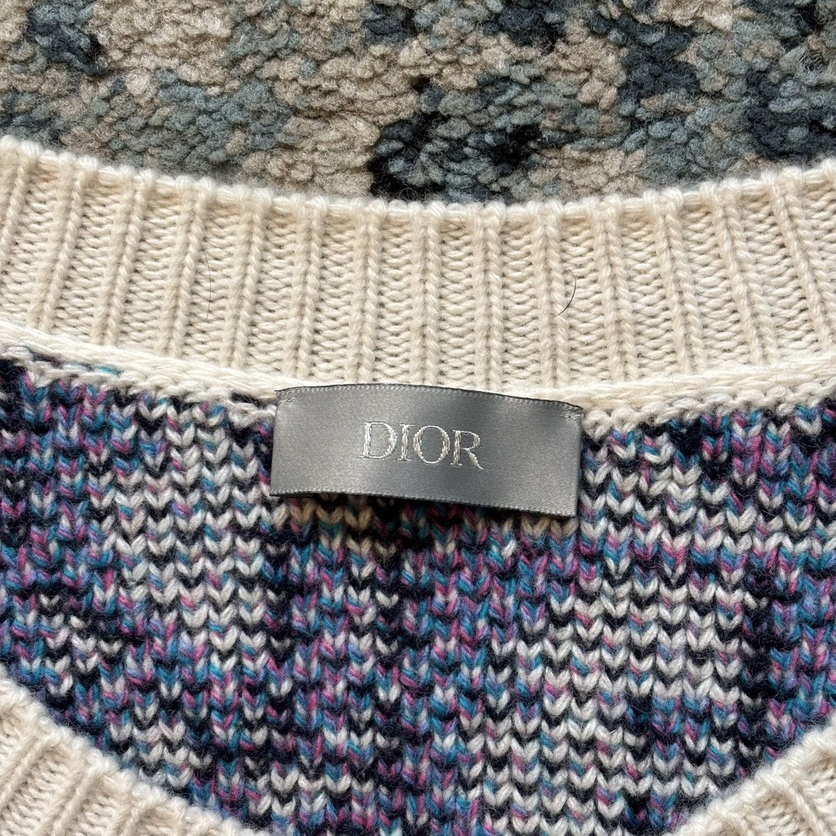 Dior Dior Oblique Monogram Jacquard Knit Sweater. Size US XL / EU 56 / 4 - 4 Thumbnail