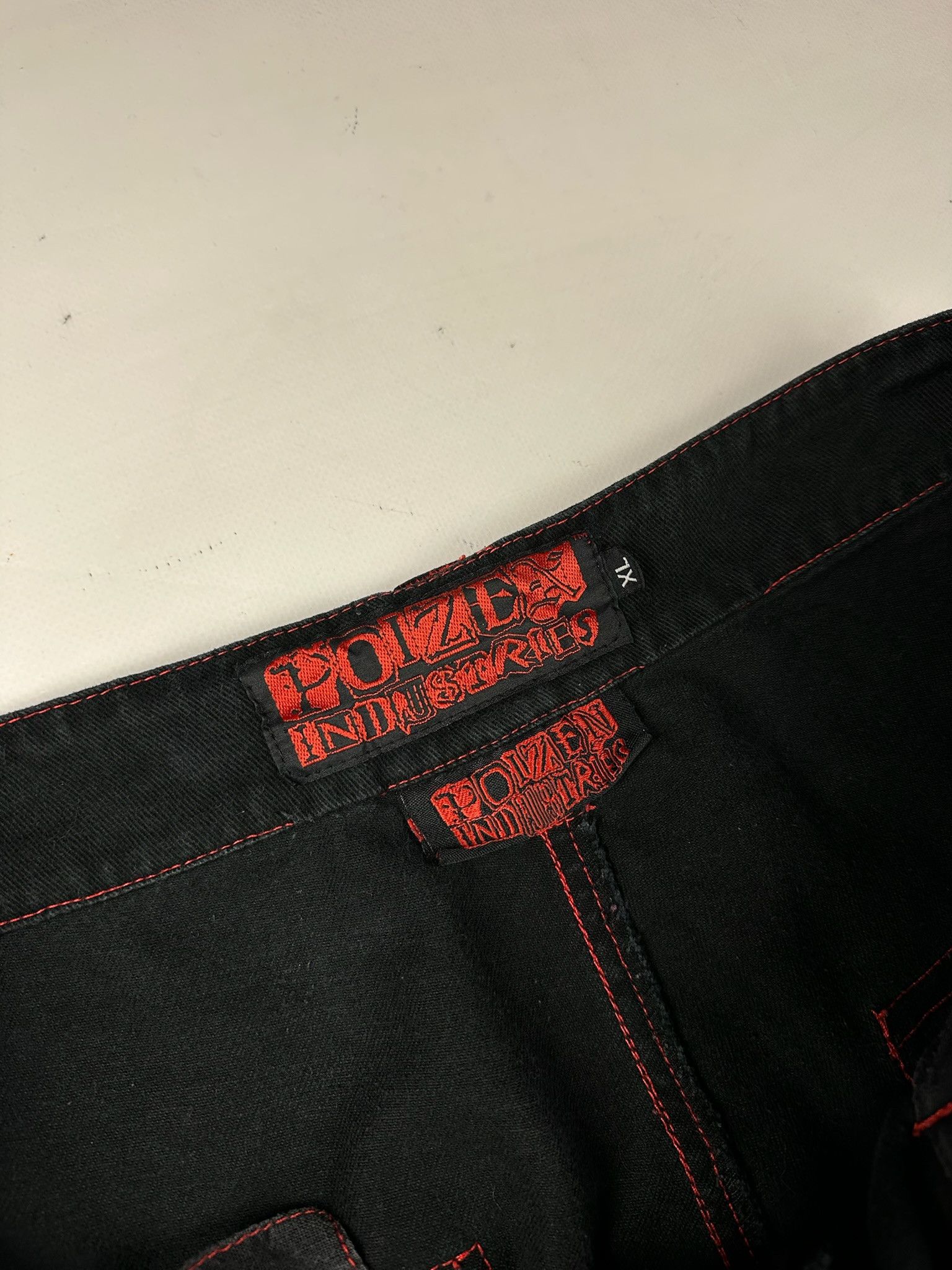 Rare Vintage Criminal Damage Bondage parachute Cargo Pants