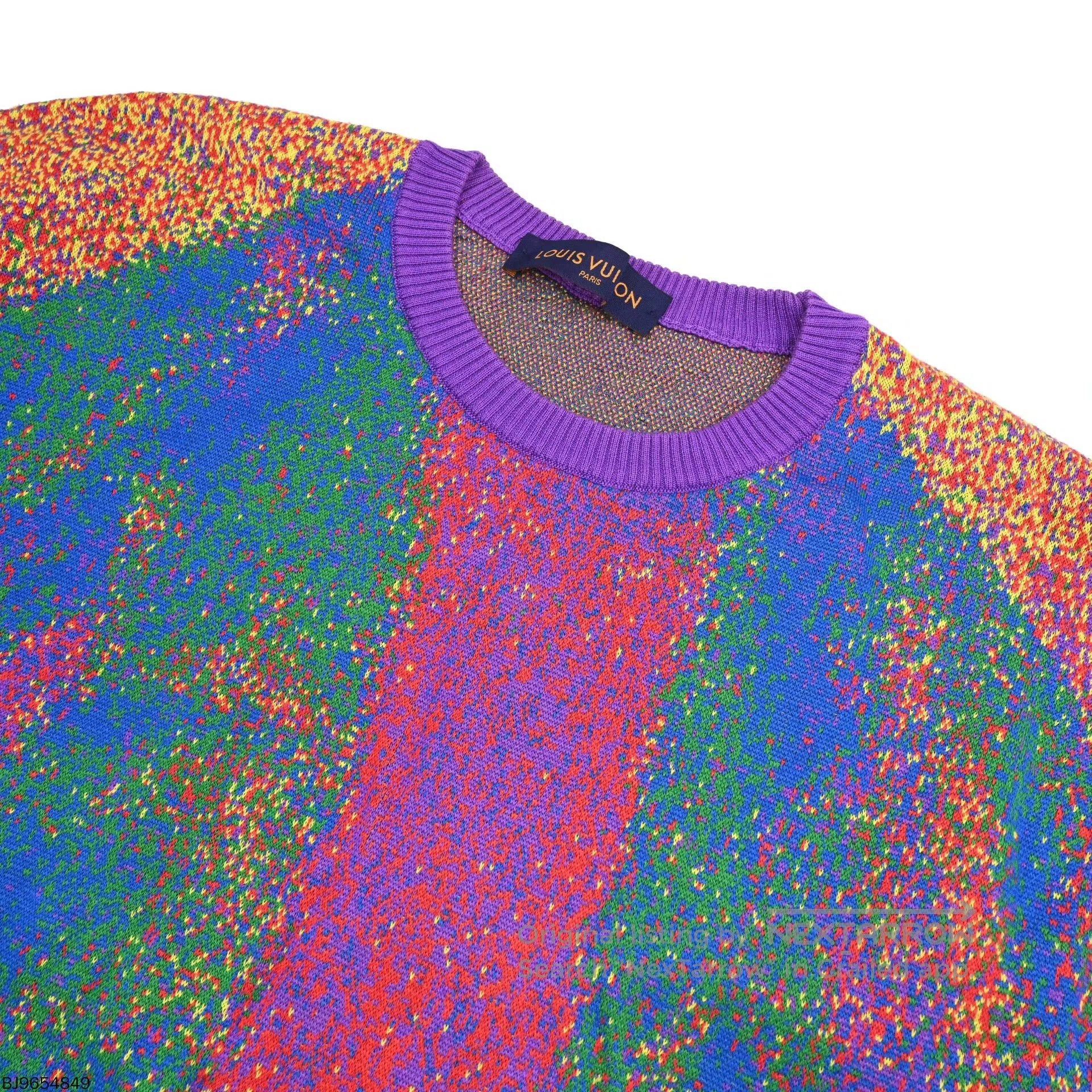 Louis Vuitton louis vuitton gradient long sleeve sweatshirt XL. Size US XL / EU 56 / 4 - 3 Thumbnail