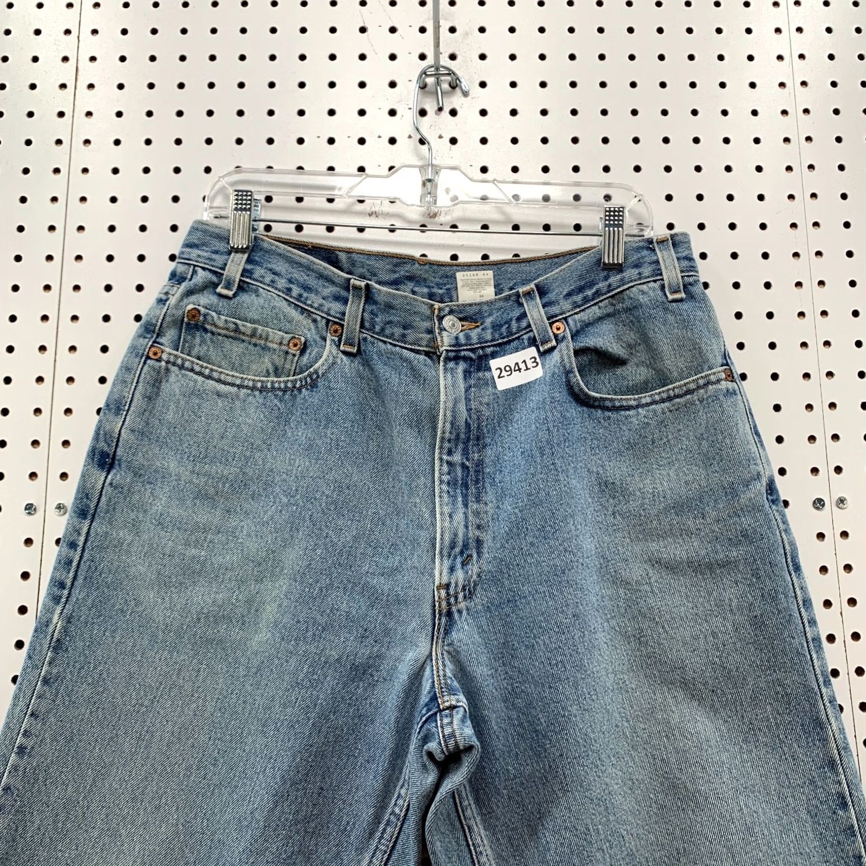 Levi's VINTAGE Levi's 550 Jeans Mens 34 Regular Blue Light Wash 90s Denim Straight 34x33 Inseam Mens Size US 34 / EU 50 - 7 Thumbnail