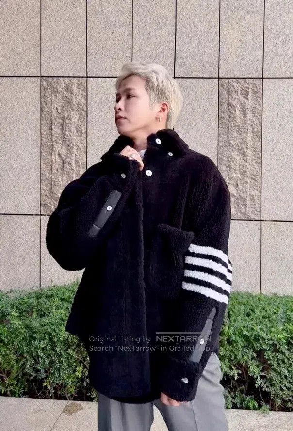 Thom Browne Thom Browne Black Leather and Fur Jacket Size US S / EU 44-46 / 1 - 5 Thumbnail