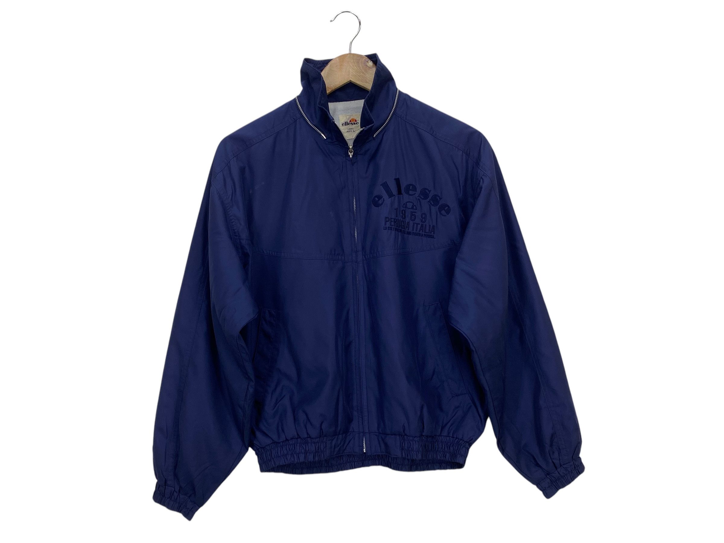 Ellesse × Vintage Ellesse Zipper Track Jacket Blue White Retro Sportswear Size US S / EU 44-46 / 1 - 8 Thumbnail