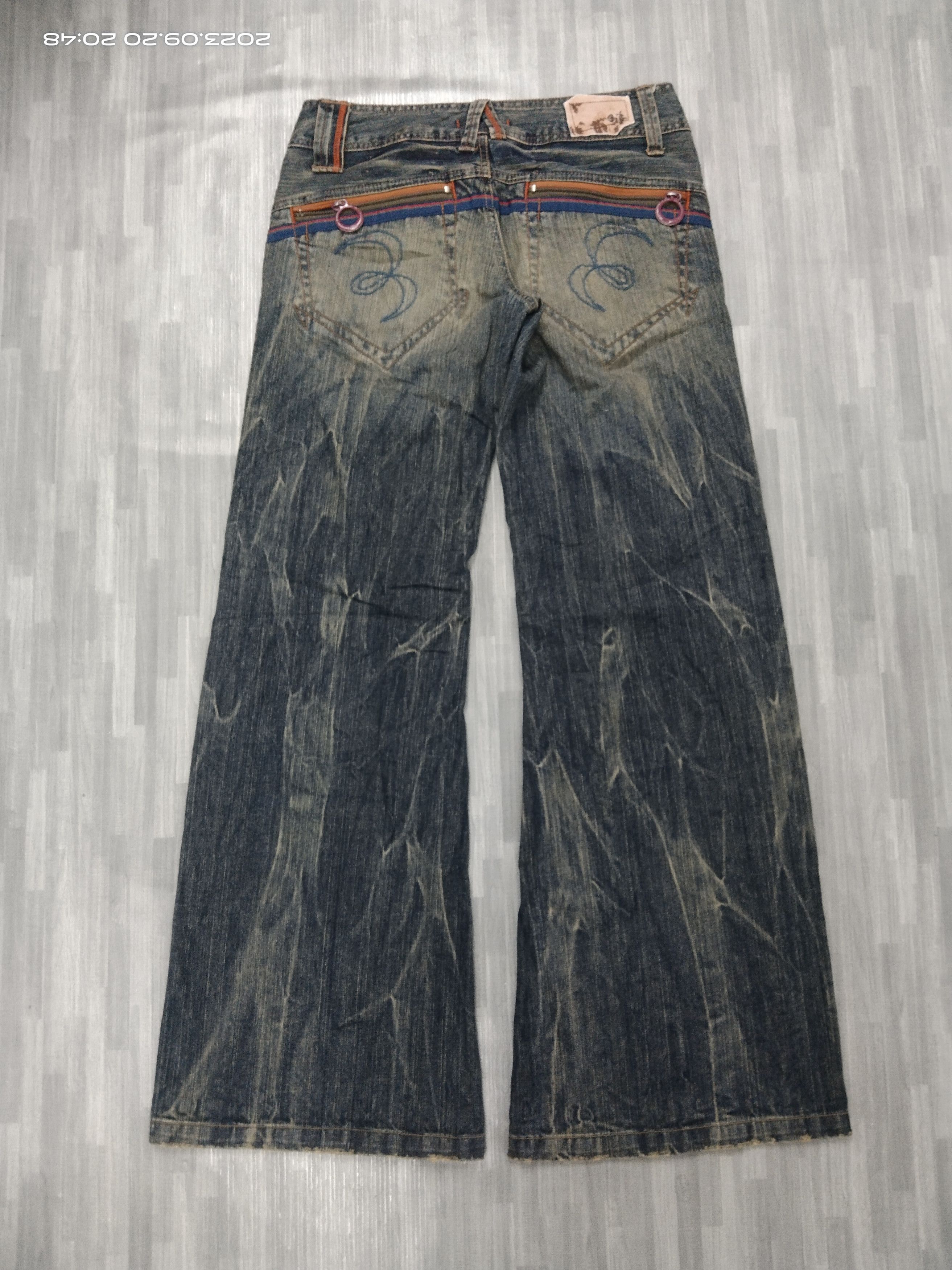 Japanese Brand BAGGY SICK RUSTY MADE IN JAPAN DENIM PANTS Size US 29 - 3 Thumbnail