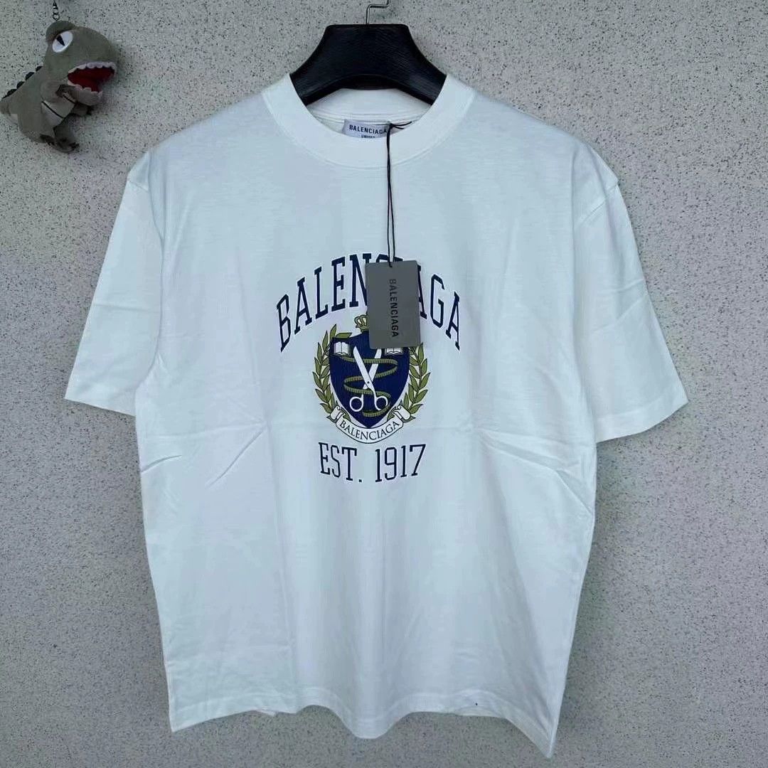 Balenciaga Balenciaga new scissors short sleeved shirt- Size US M / EU 48-50 / 2 - 1 Thumbnail