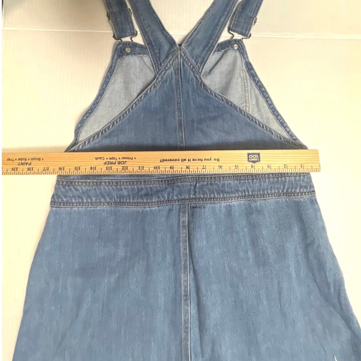 Other Life in Progress overall denim dress size Large Size 30" / US 8 / IT 44 - 7 Thumbnail