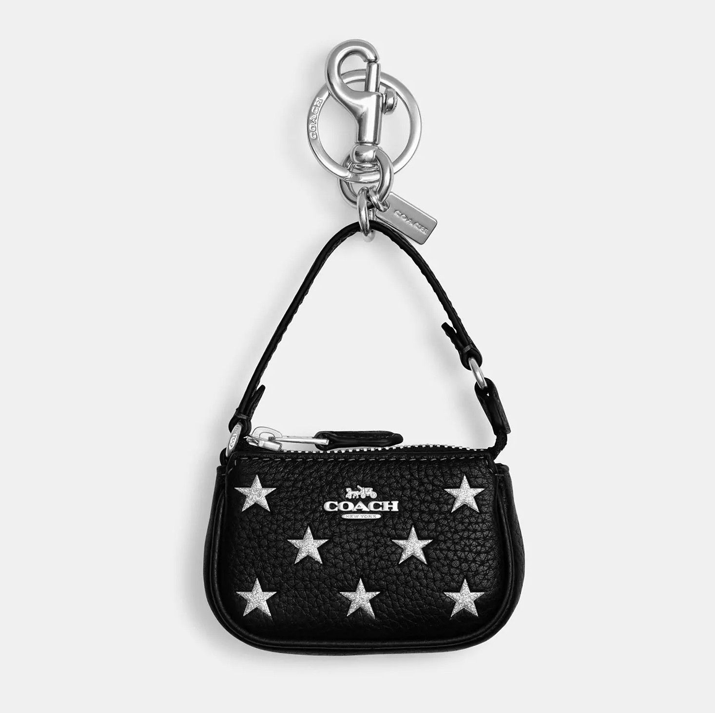 Coach Mini Nolita Bag Charm With Star Print CW542 Size ONE SIZE - 4 Thumbnail