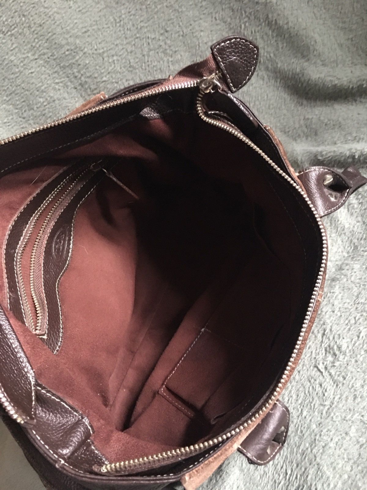 Tod's TOD’S Brown Suede Leather Handbag ShoulderTote Bag Size ONE SIZE - 9 Thumbnail