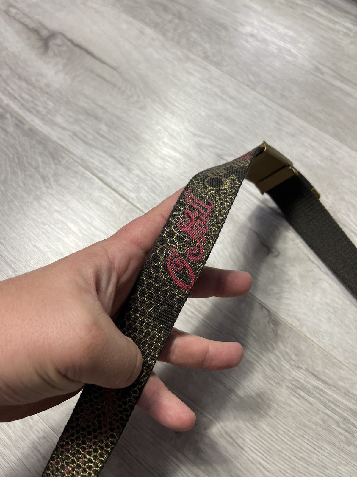 O'Neill × Vintage Vintage 90s Oneill All Over Printed Belt Size ONE SIZE - 4 Thumbnail