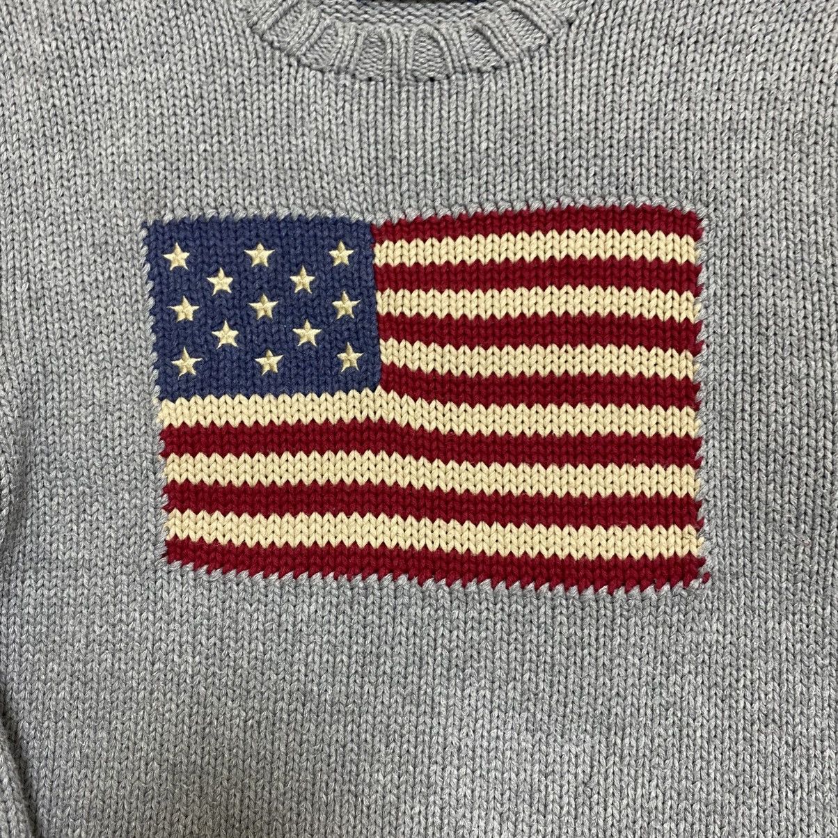Polo Ralph Lauren Polo Ralph Lauren Sweater USA flag vintage Size US XXS / EU 40 - 5 Thumbnail
