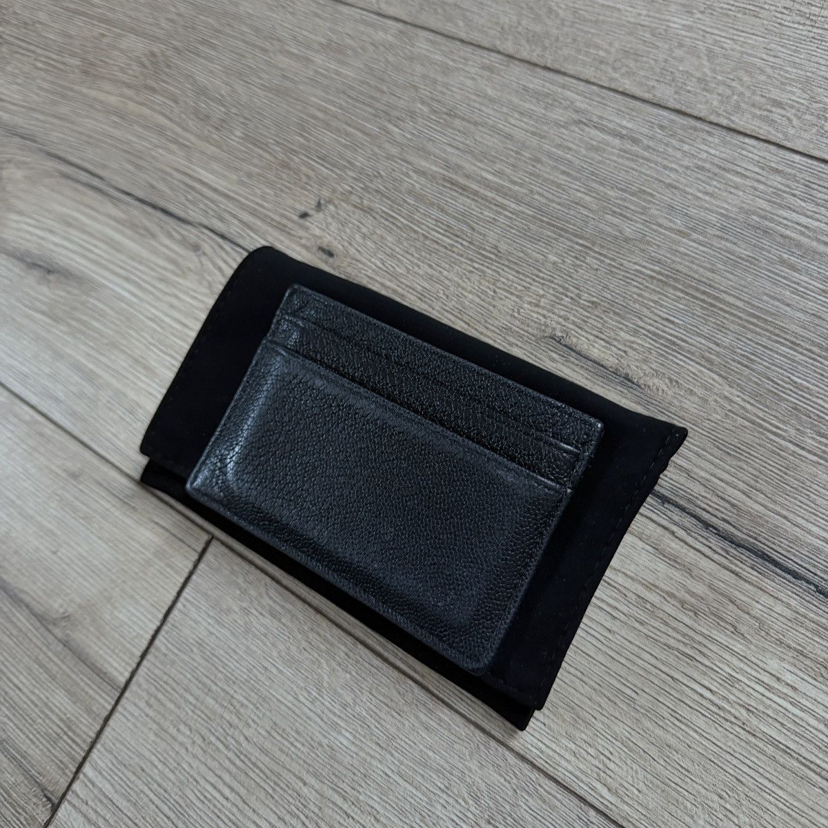 Chanel Chanel wallet card holder black leather Size ONE SIZE - 6 Thumbnail